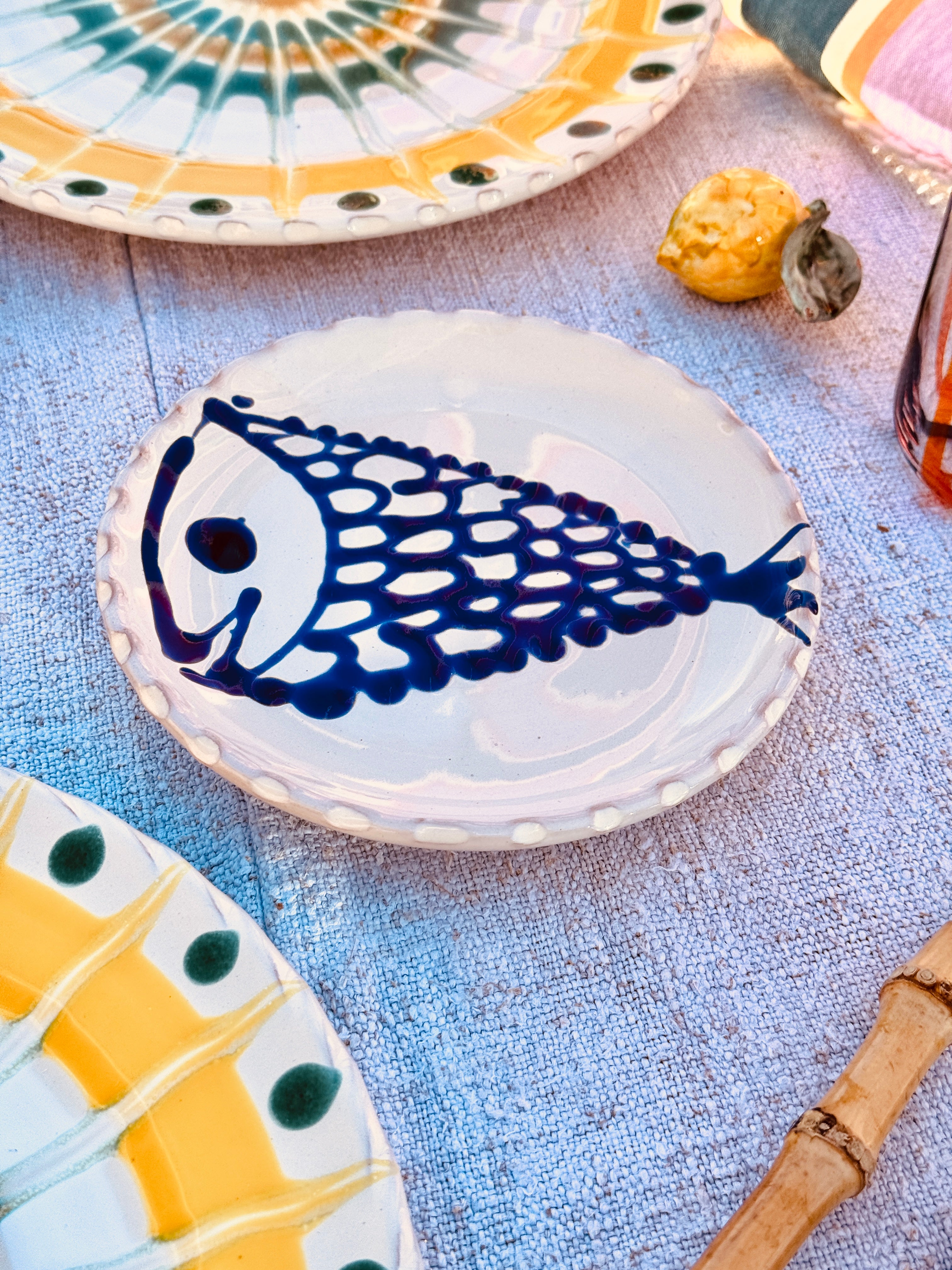 UNIQUE Fruit Plate 16cm "IL Pesce Pazzo"