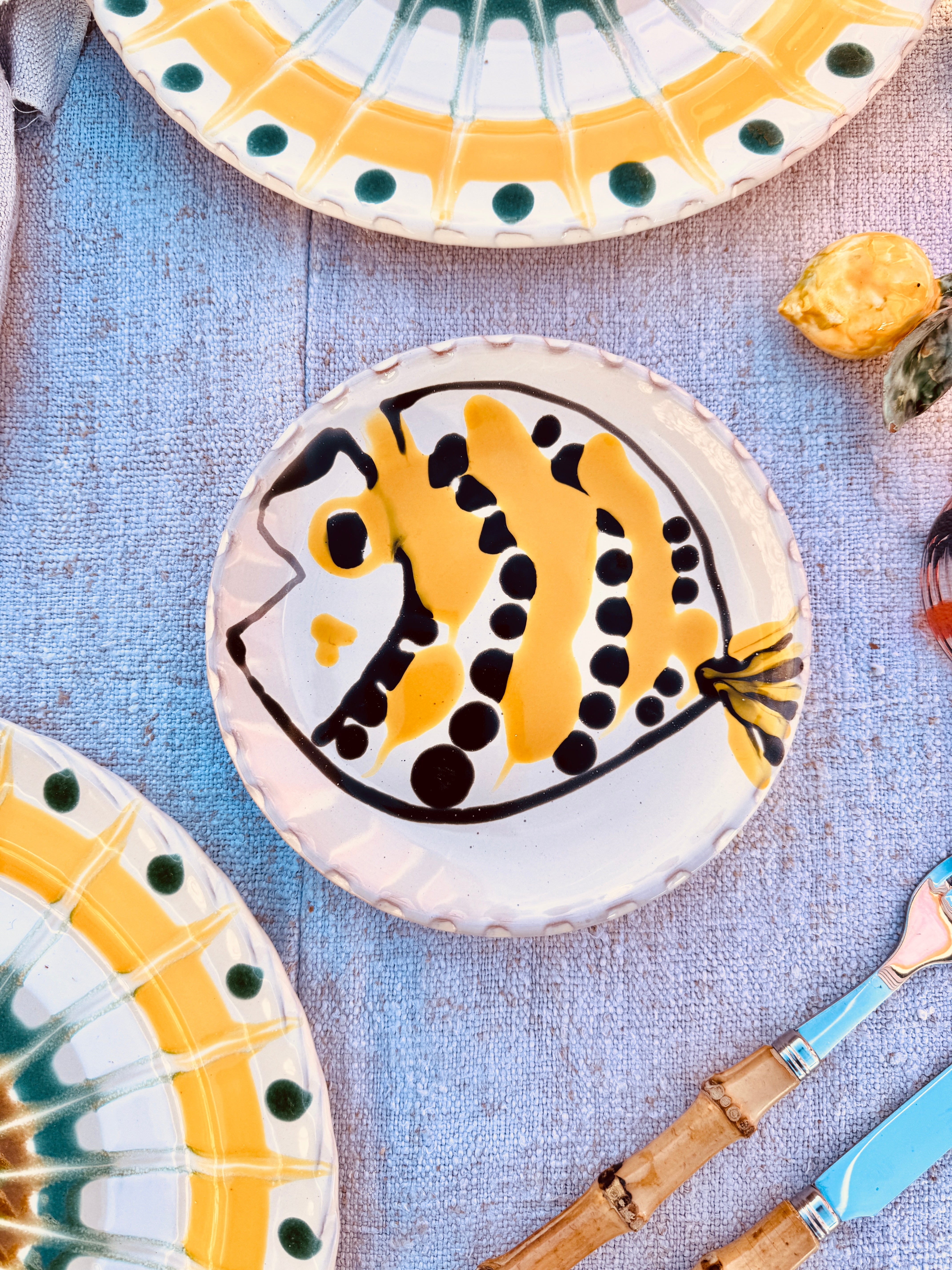 UNIQUE Fruit Plate 16cm "IL Pesce Pazzo"