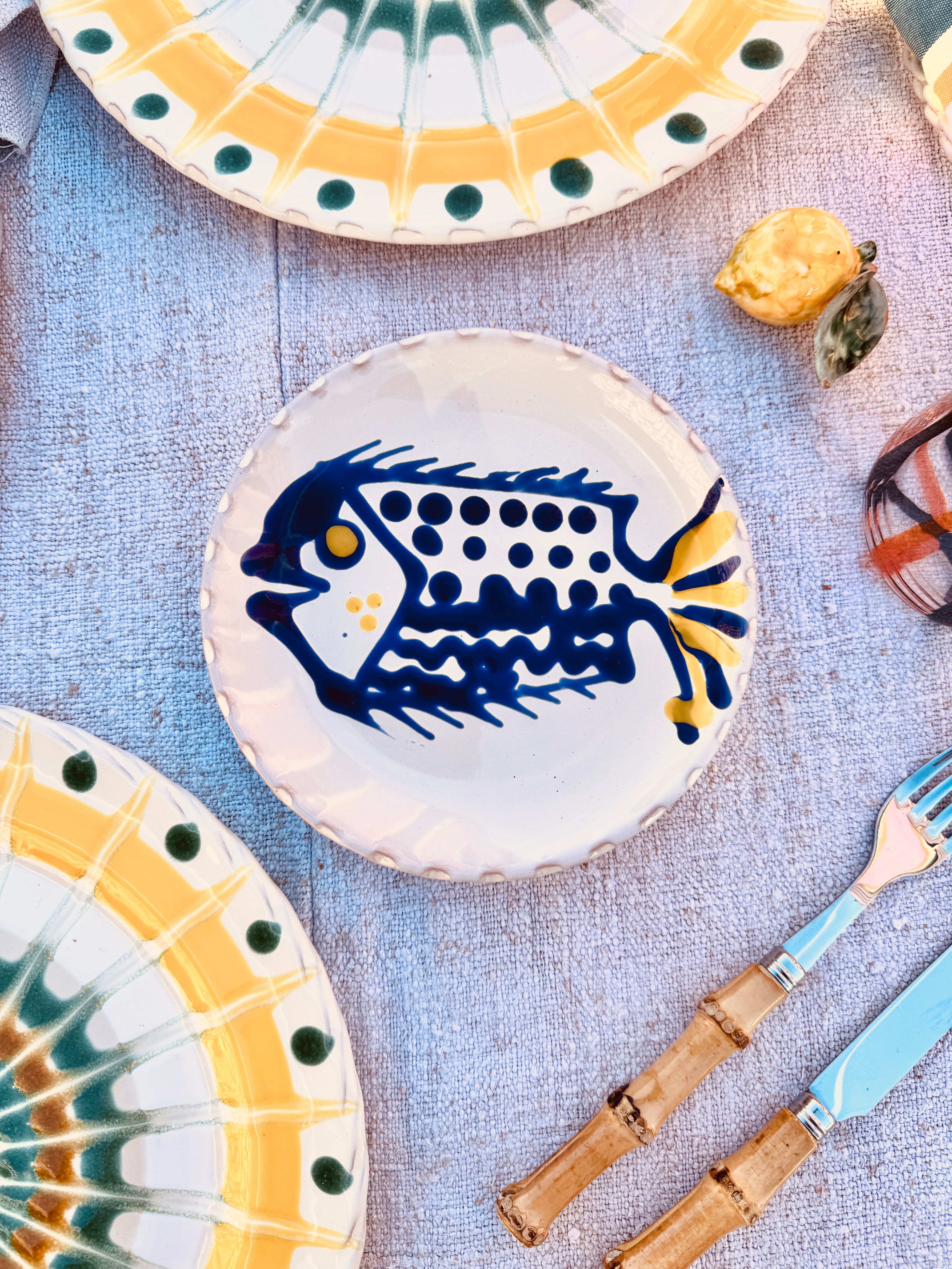 UNIQUE Fruit Plate 16cm "IL Pesce Pazzo"