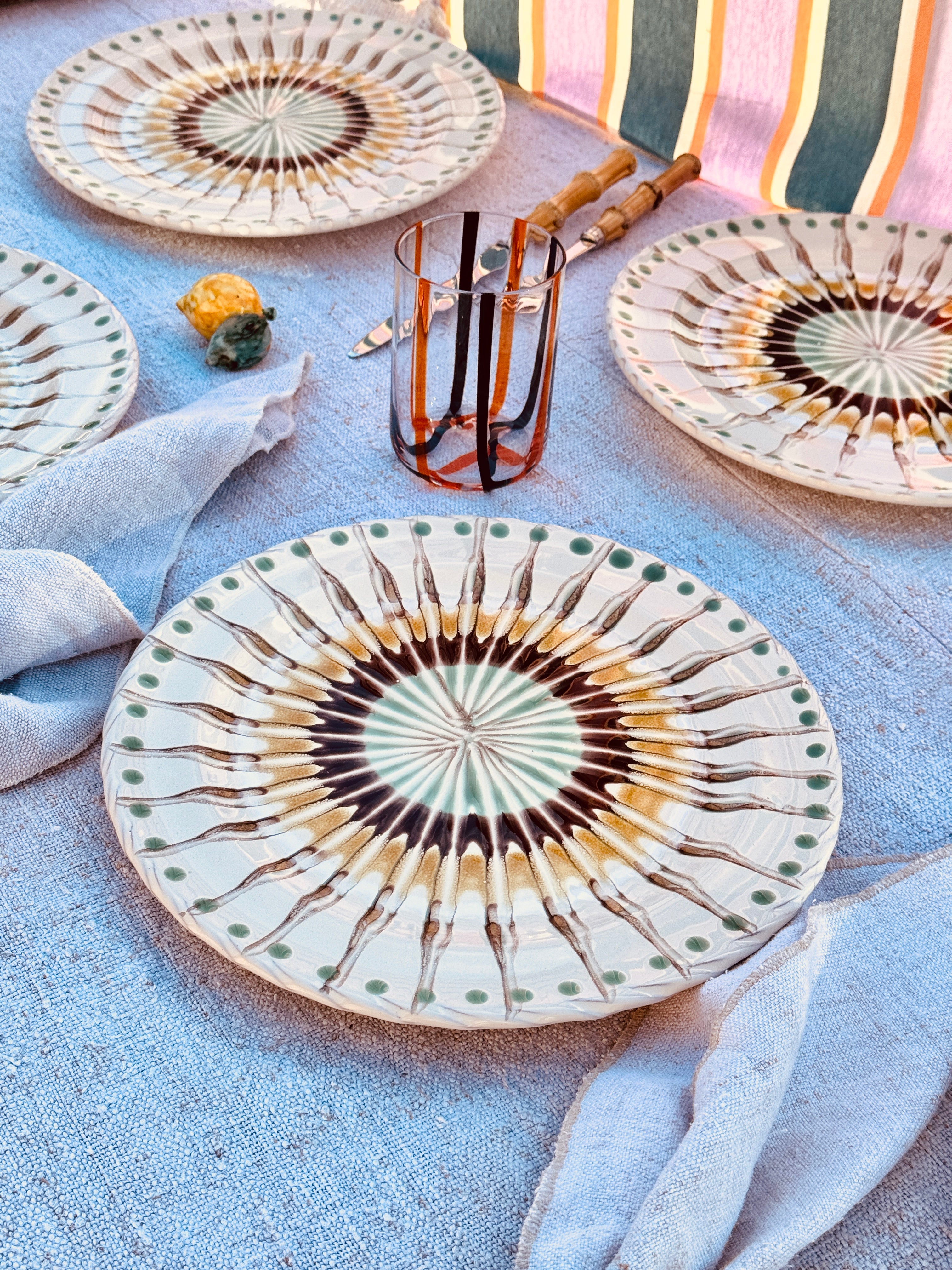 Dinner Plate 27cm "Grand Hotel Riviera 1966" Set of 6