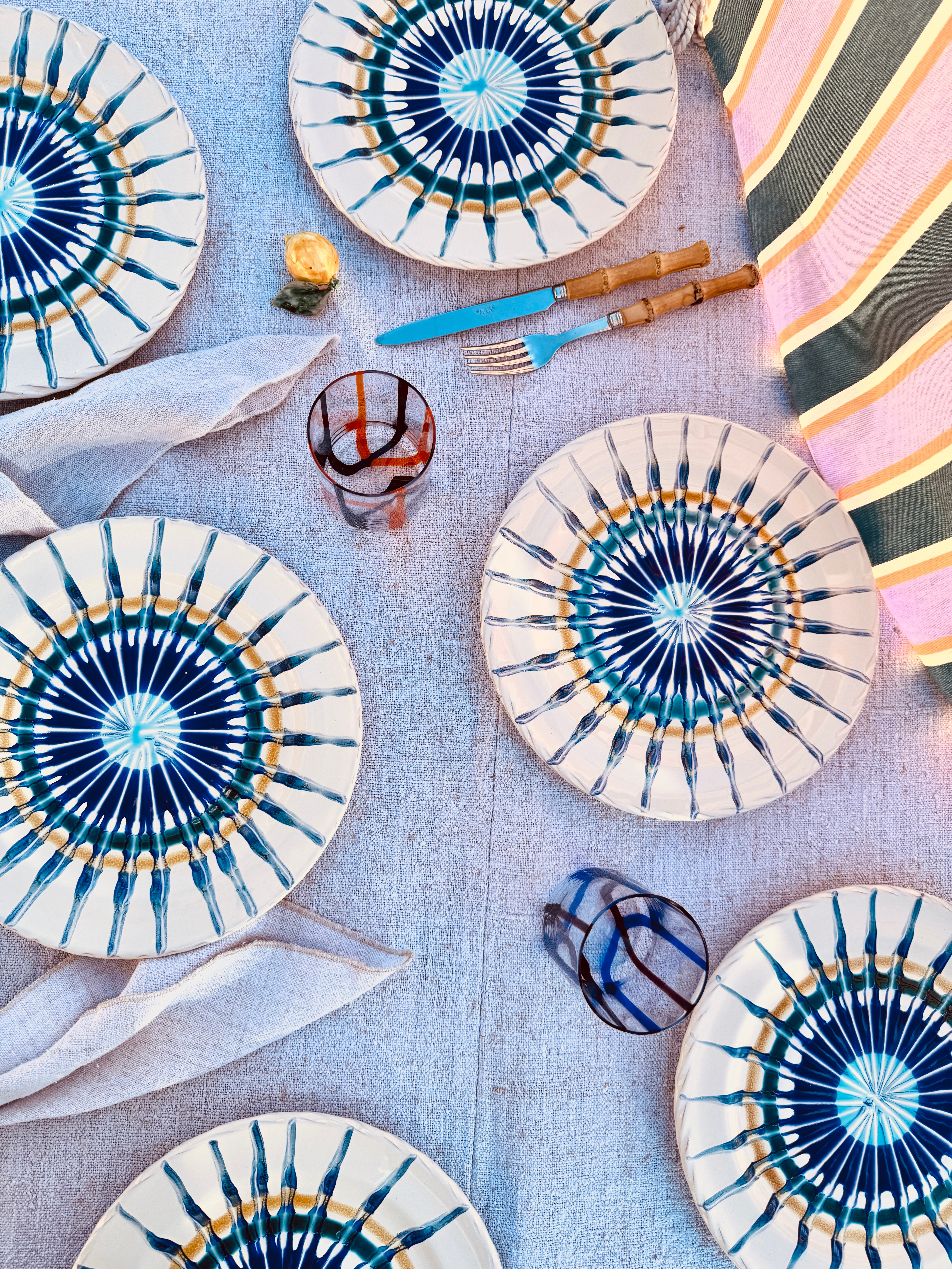 Dinner Plate 27cm "Grand Hotel Riviera Amore" Set of 6