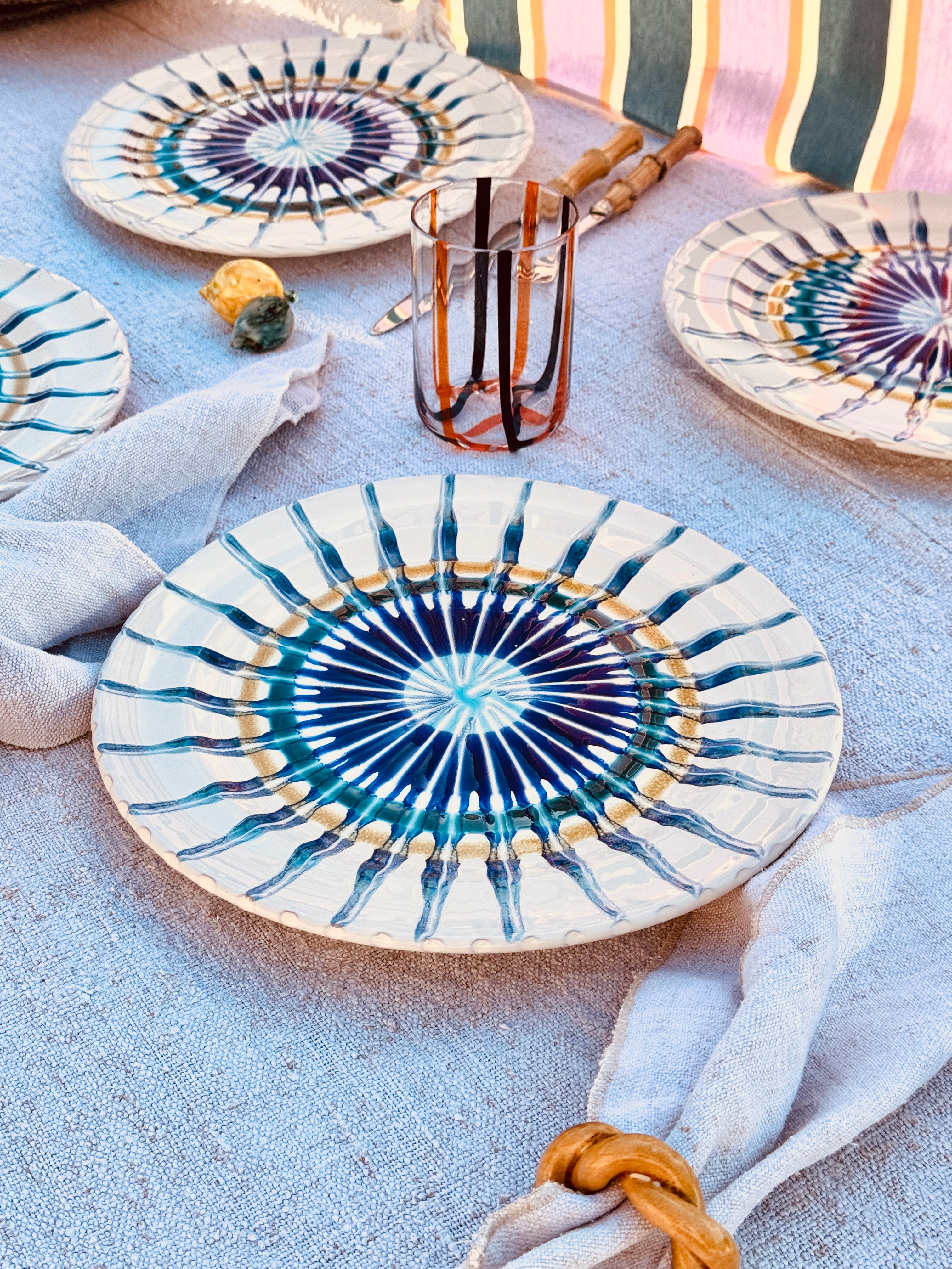 Dinner Plate 27cm "Grand Hotel Riviera Amore" Set of 6