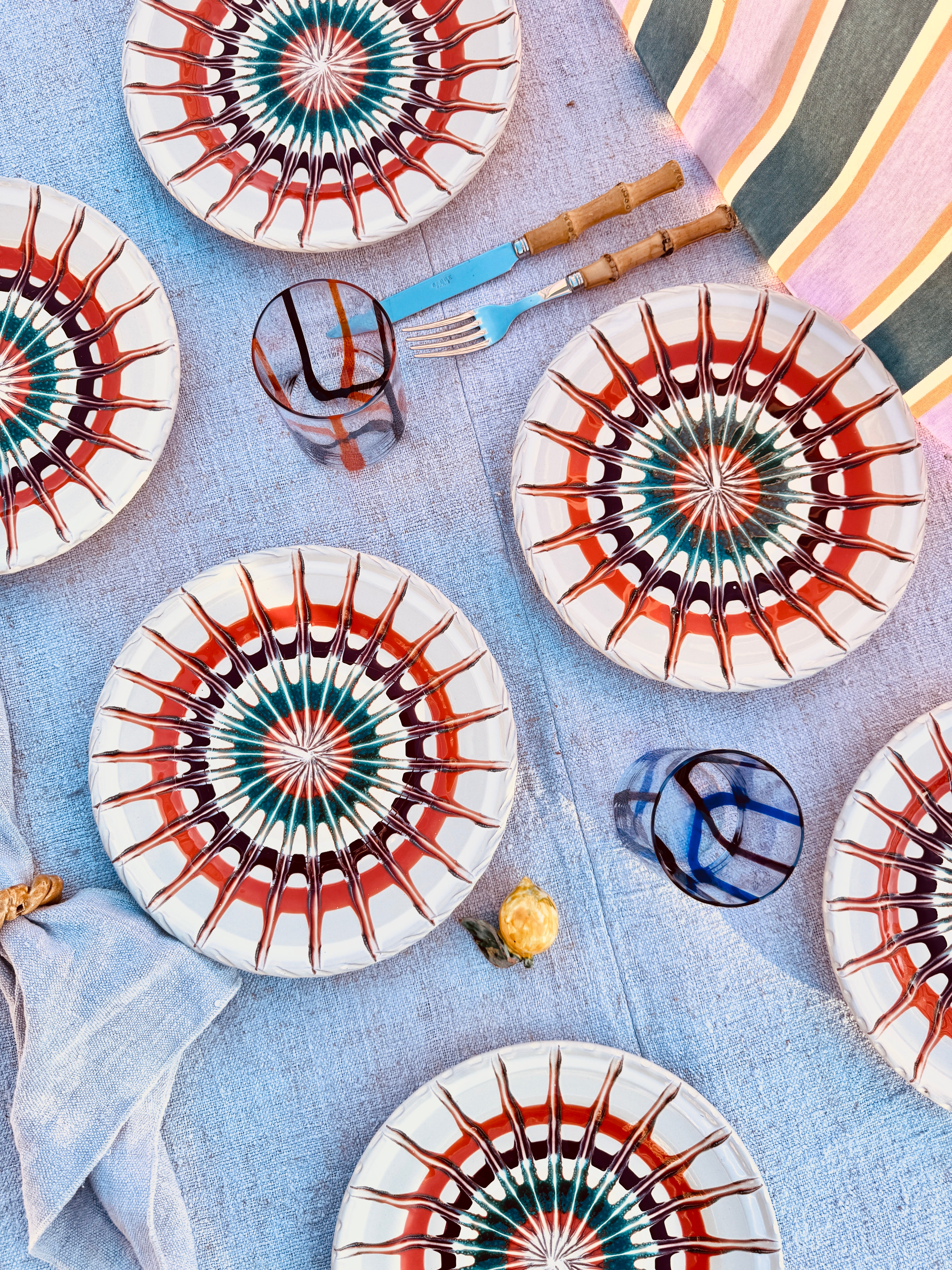 Speiseteller 25cm "Grand Hotel Riviera Classic Tres" 6er Set