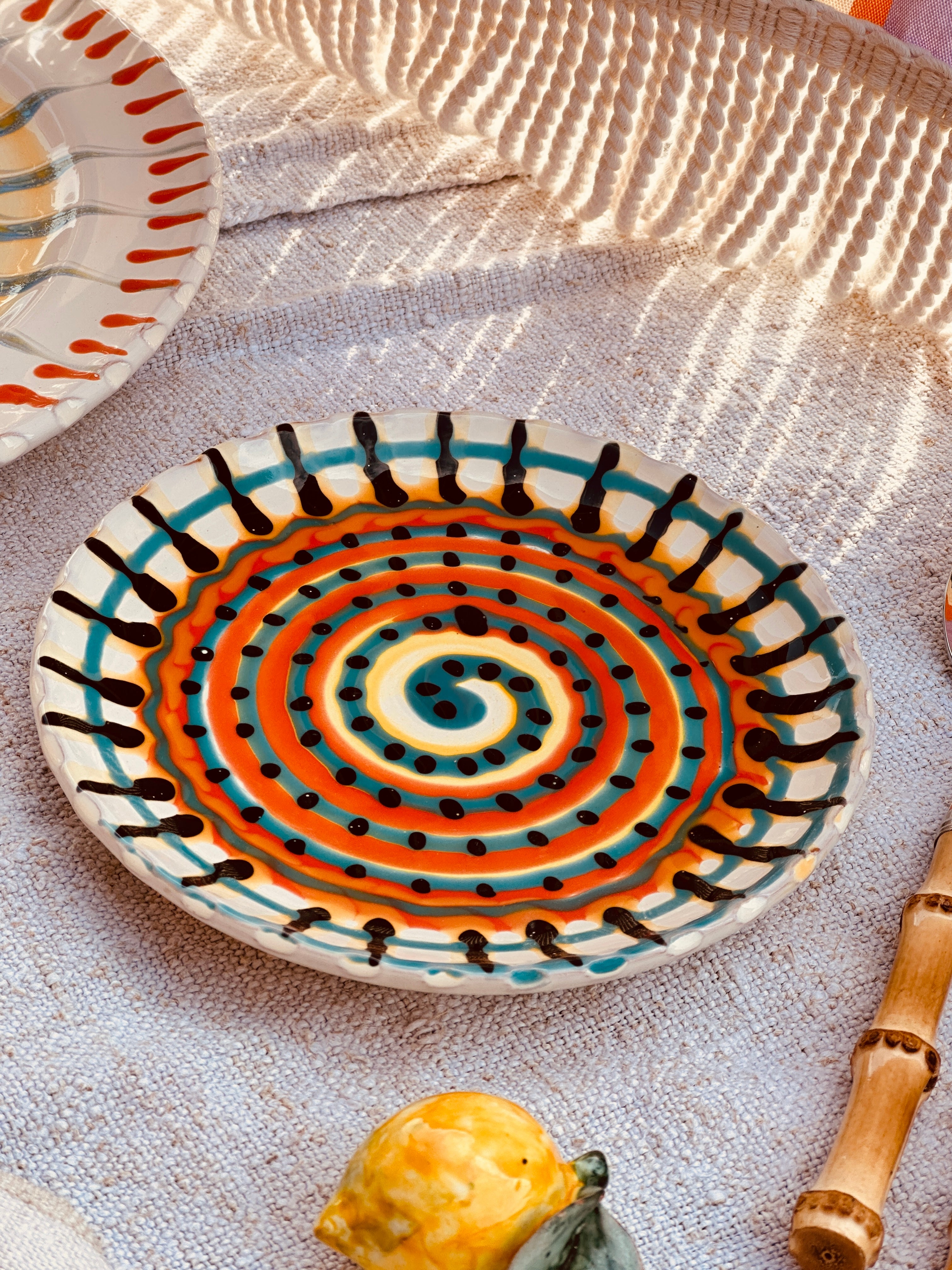 Psychodelic Brotteller Plate - 16cm "Little Puglia 1968"