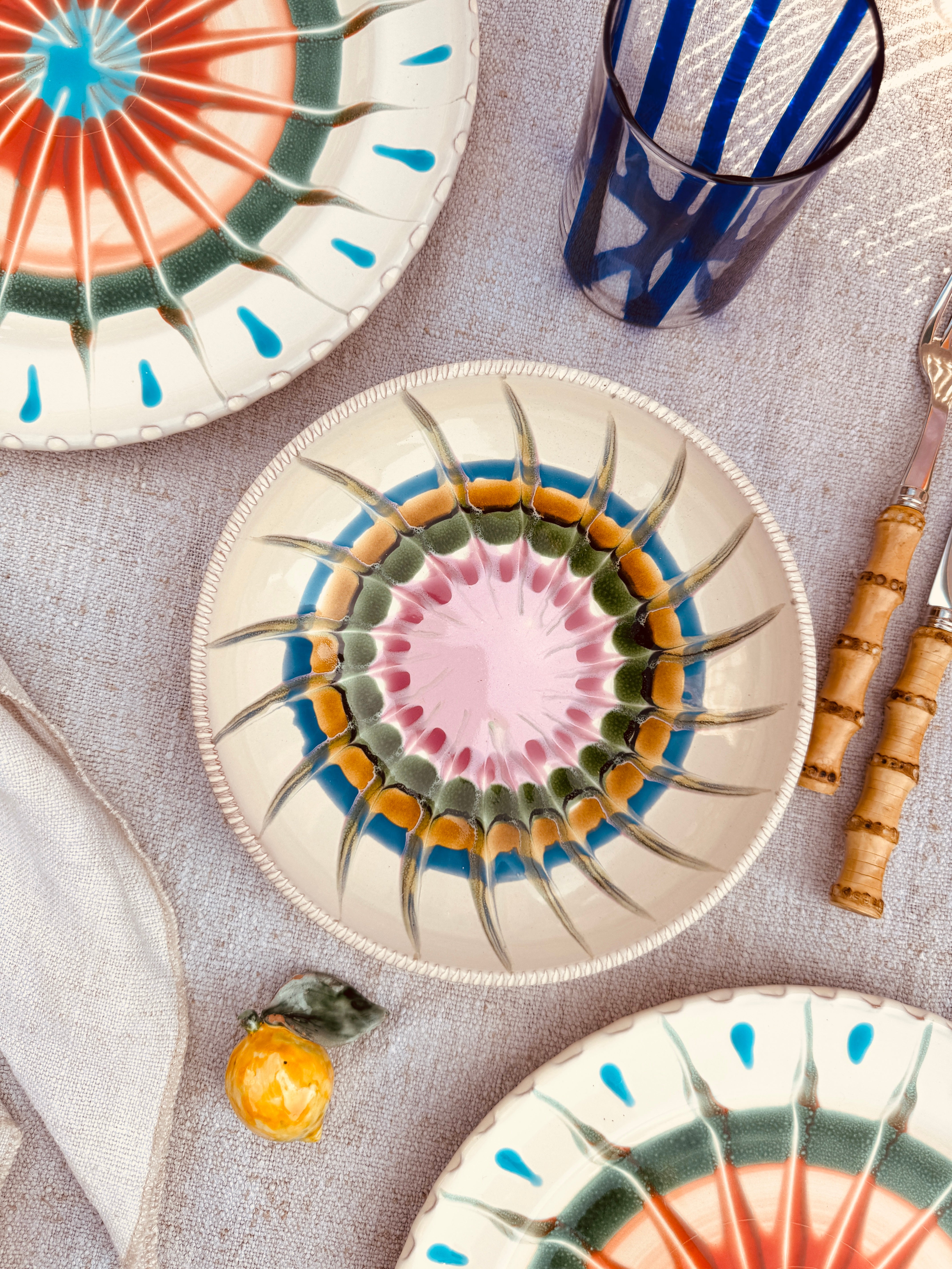 ! New Fit ! Psychodelic Bowl 19cm "Colori perfetto"