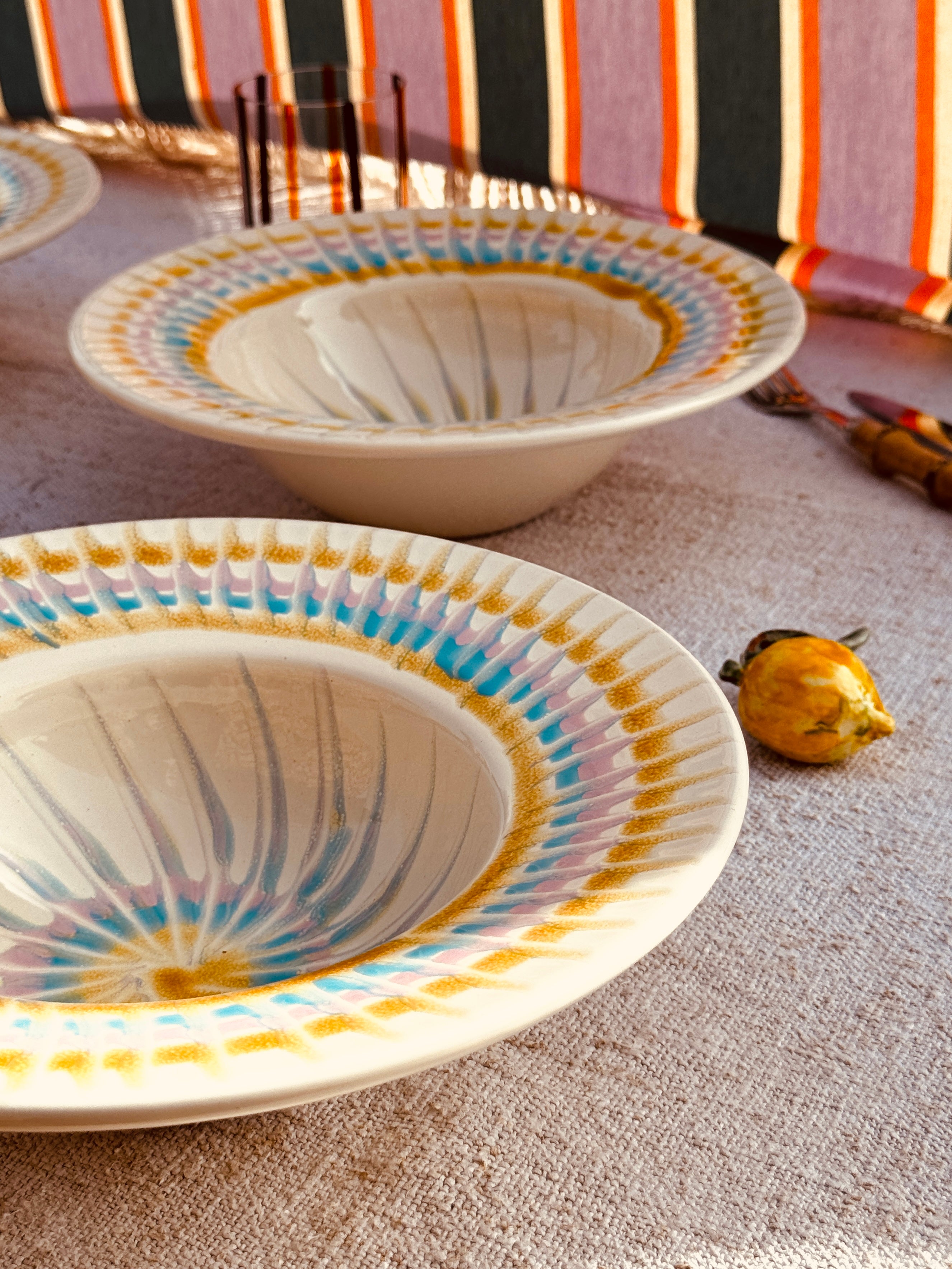 Handgefertigte Pastaschale 25 cm | Cappello di Prete