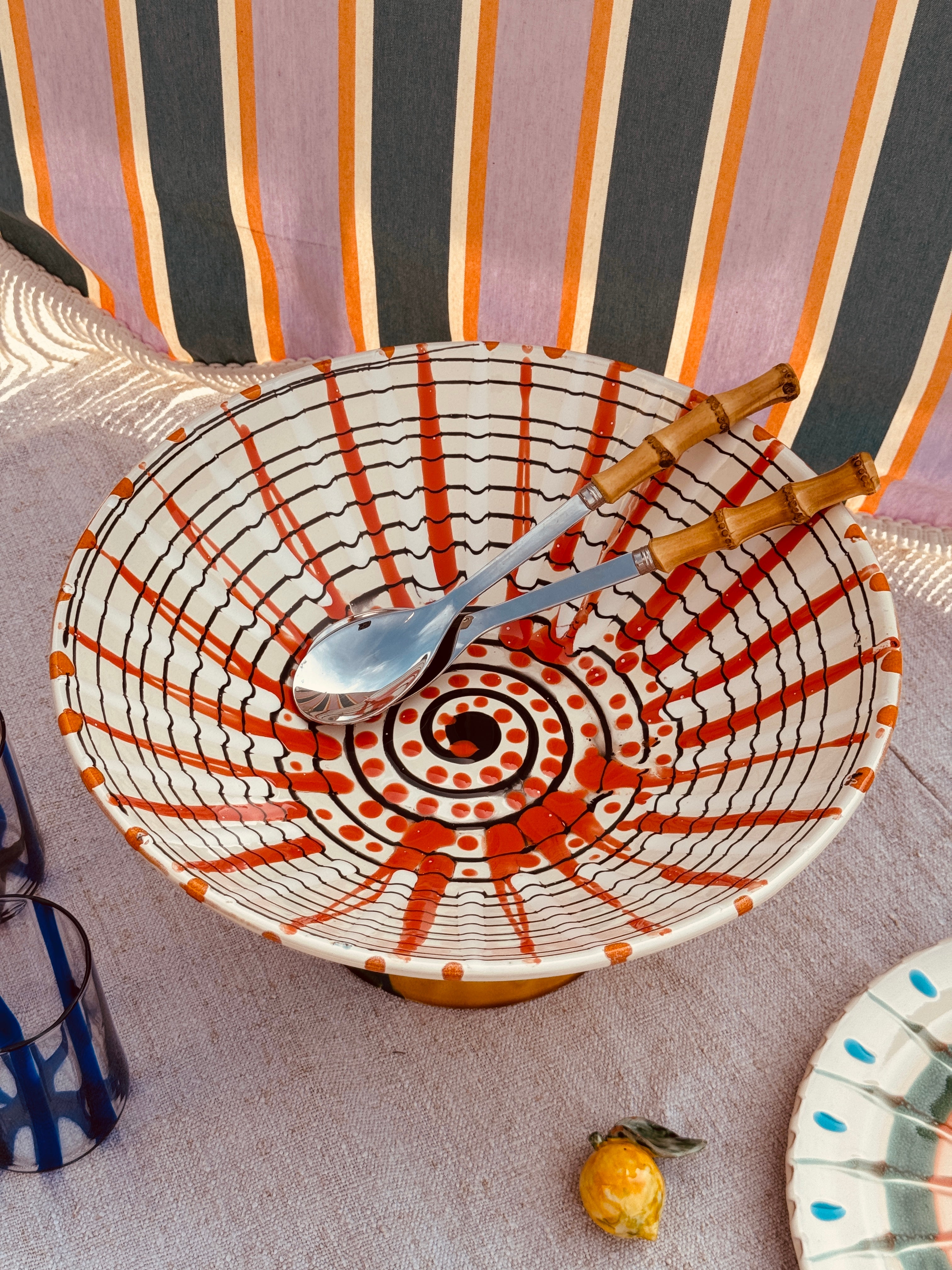 Einzelstück – Psychodelic High Bowl „Konic“, 35 cm