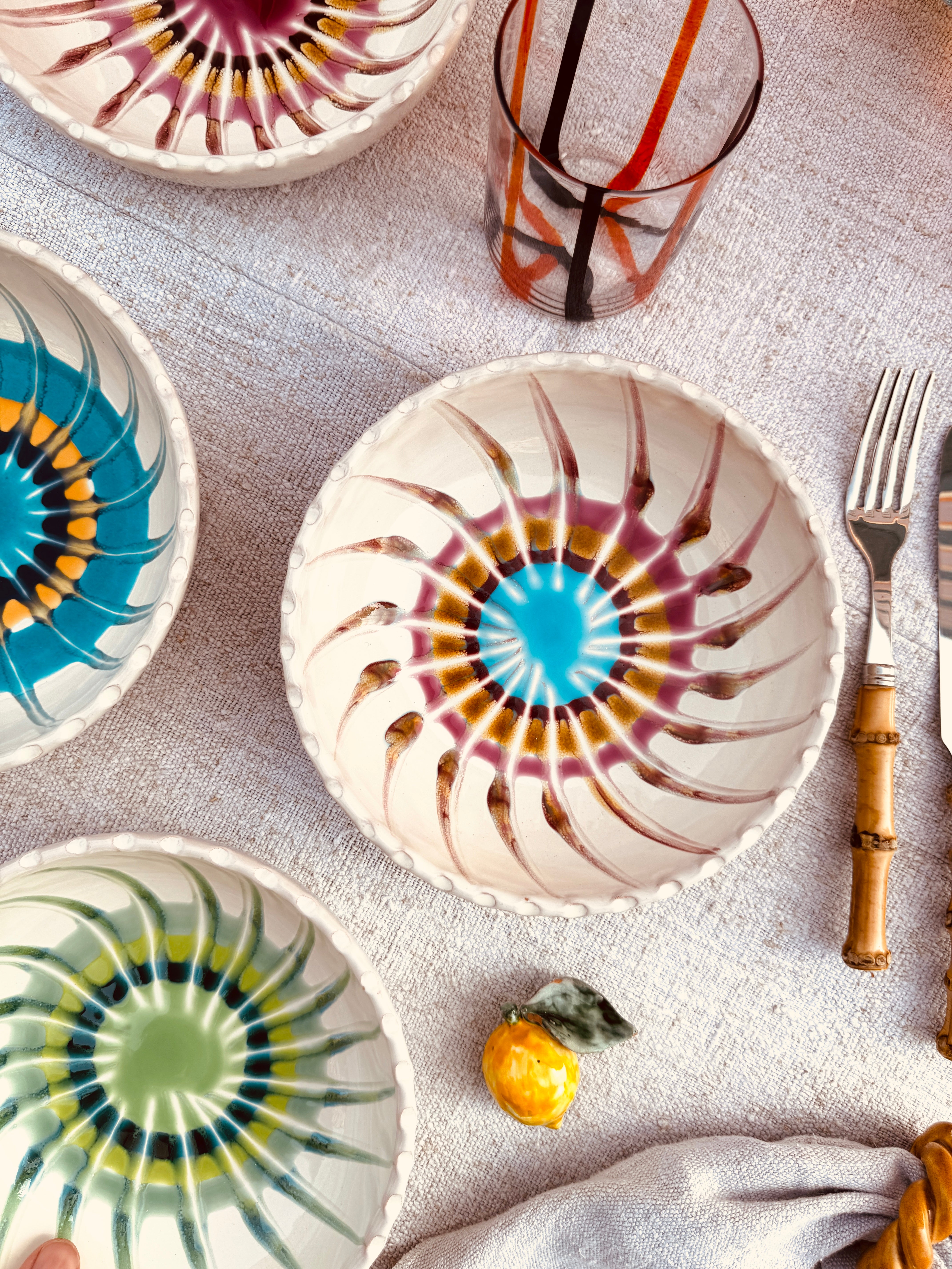 Schale - 19cm „Riviera Classic Mix" 4er Set