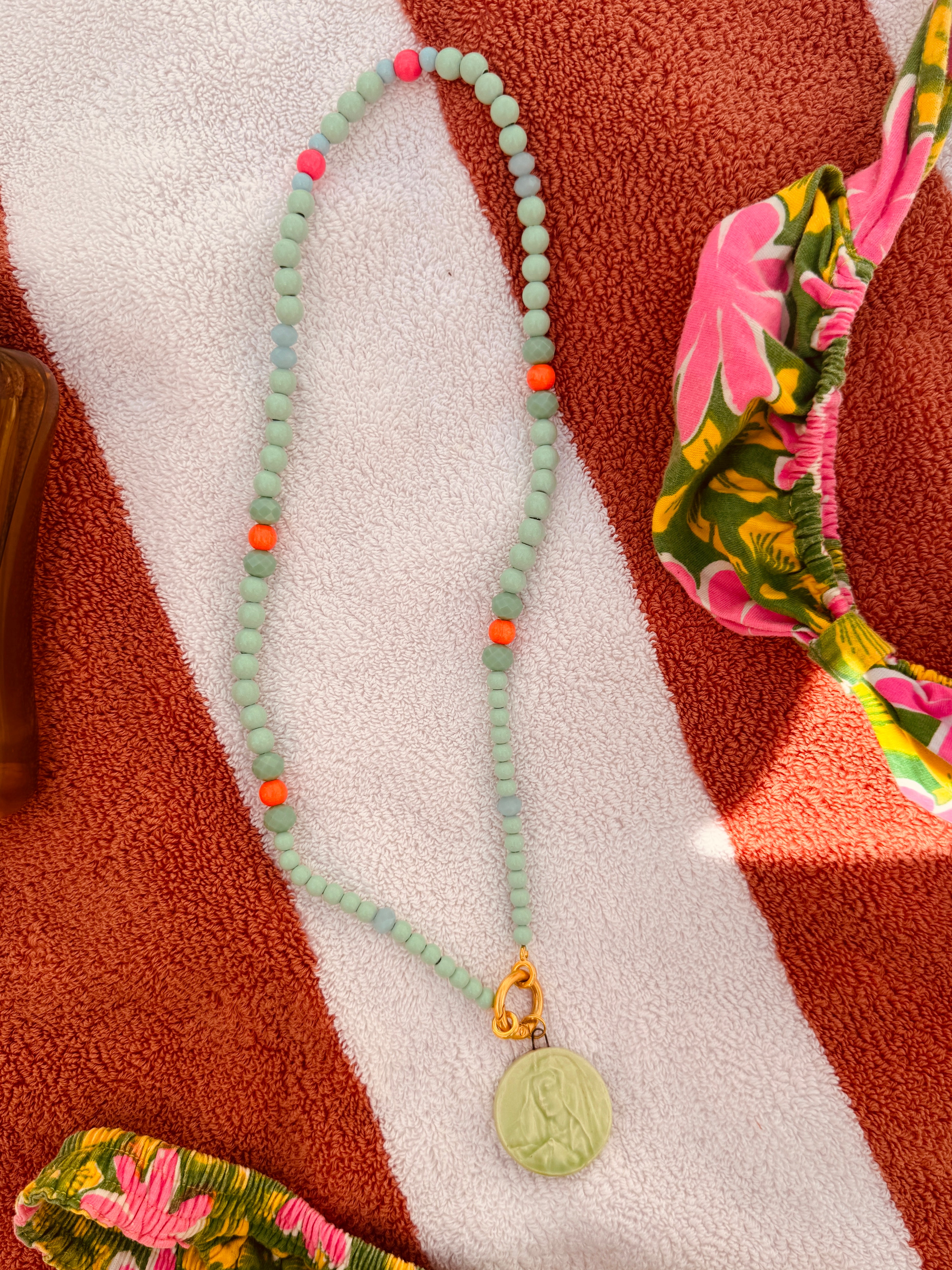 Mrs. Riviera's handmade & unique Necklaces with Ceramic Pendants from Puglia