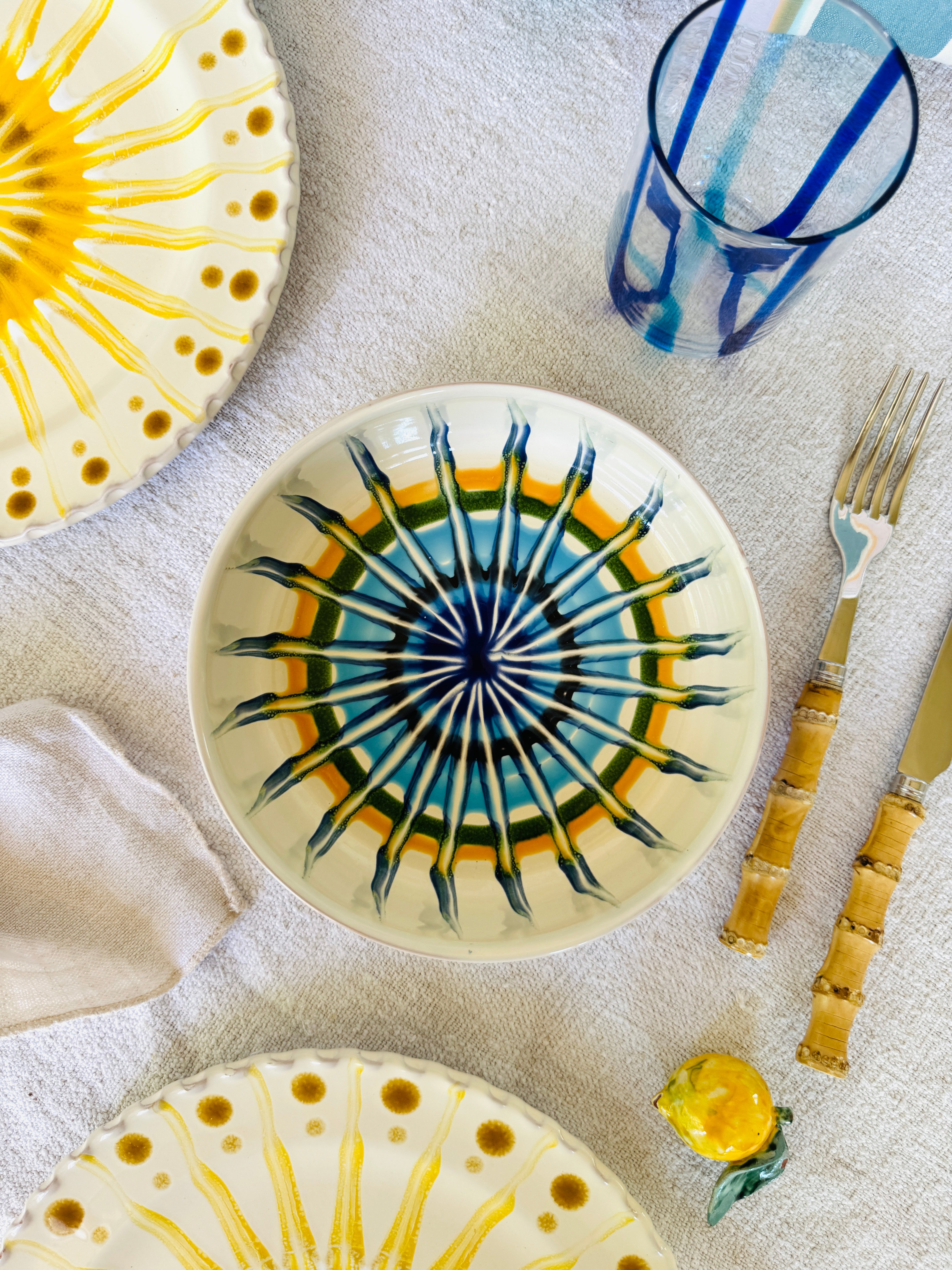 Lido Bowl Riviera 18,5 cm - handpainted in Italy