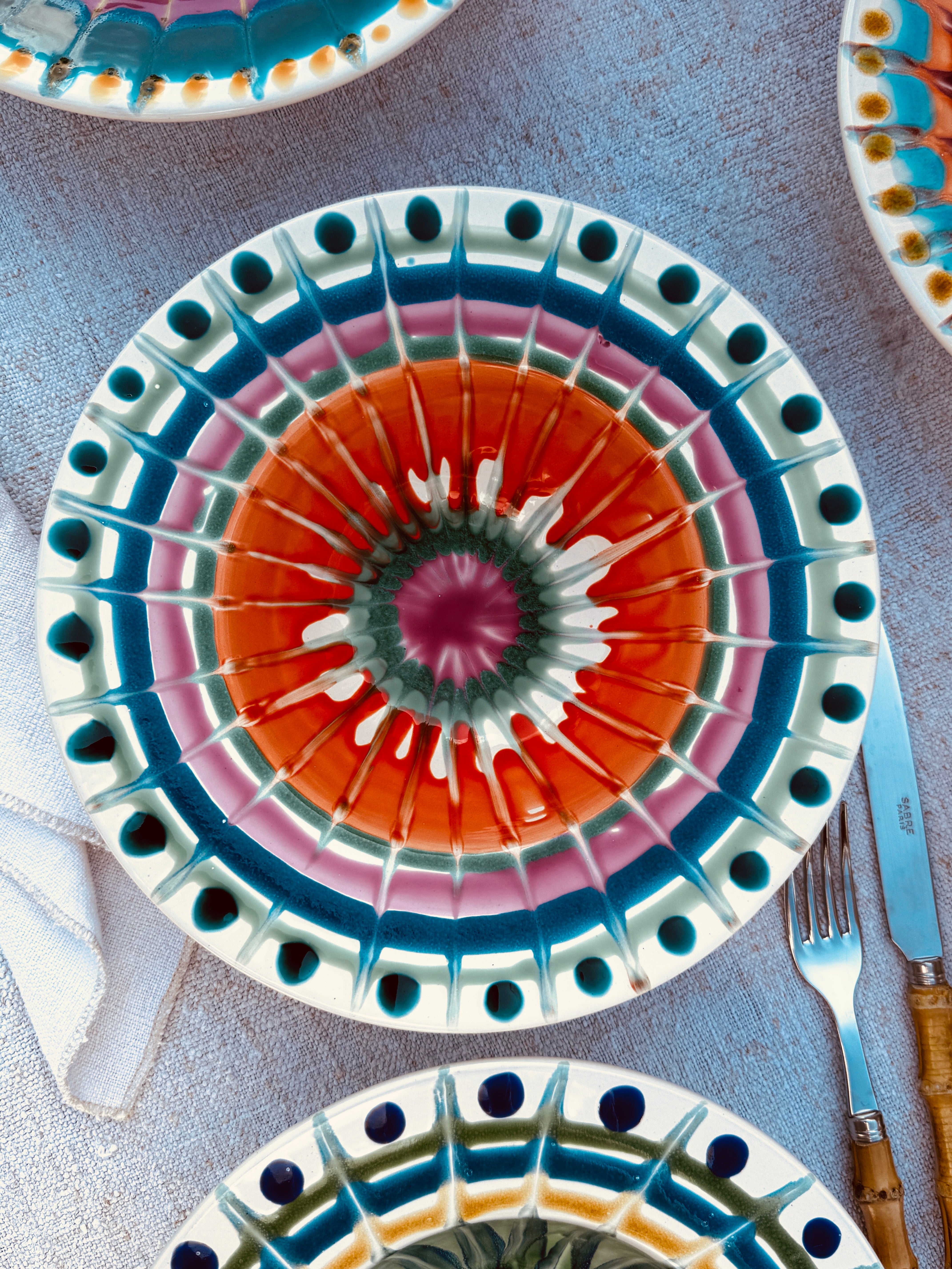 Handmade Italian Pasta Bowl 25 cm | Cappello di Prete Set of 6