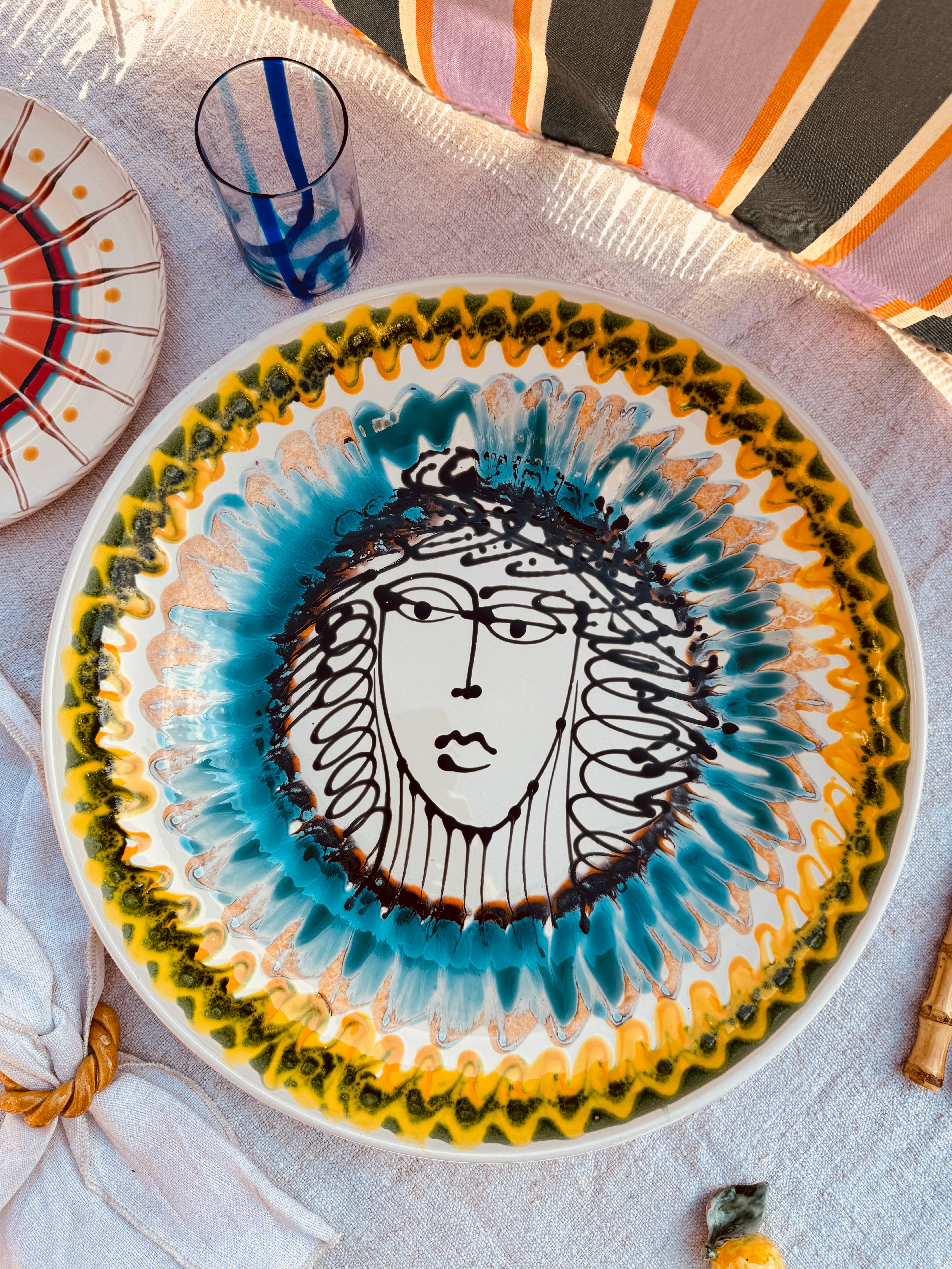 Studio Riviera Centerpiece Schale 42 cm | Handgefertigt in Italien