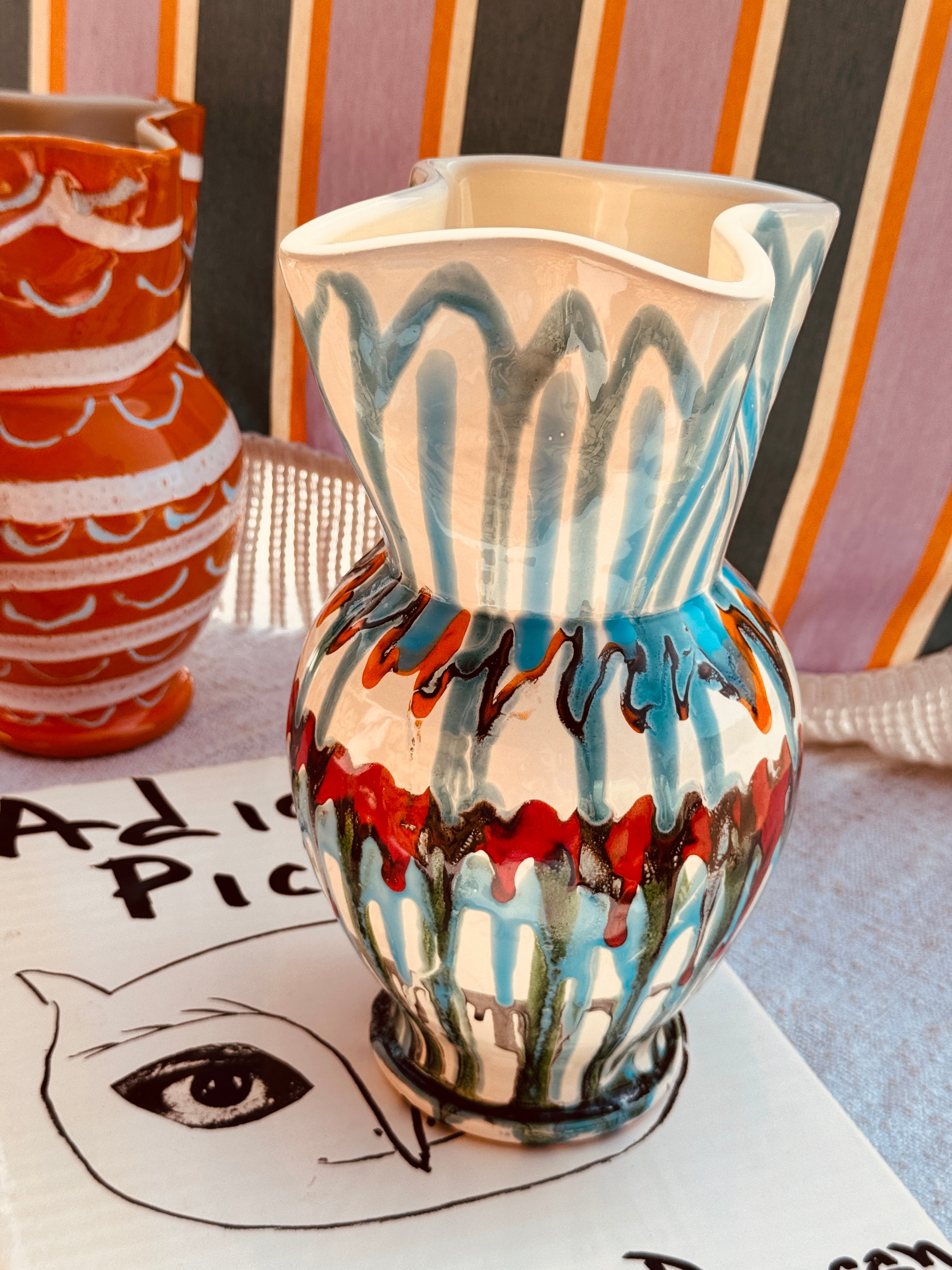 Psychodelic Vase 25cm "Grand Hotel Riviera"