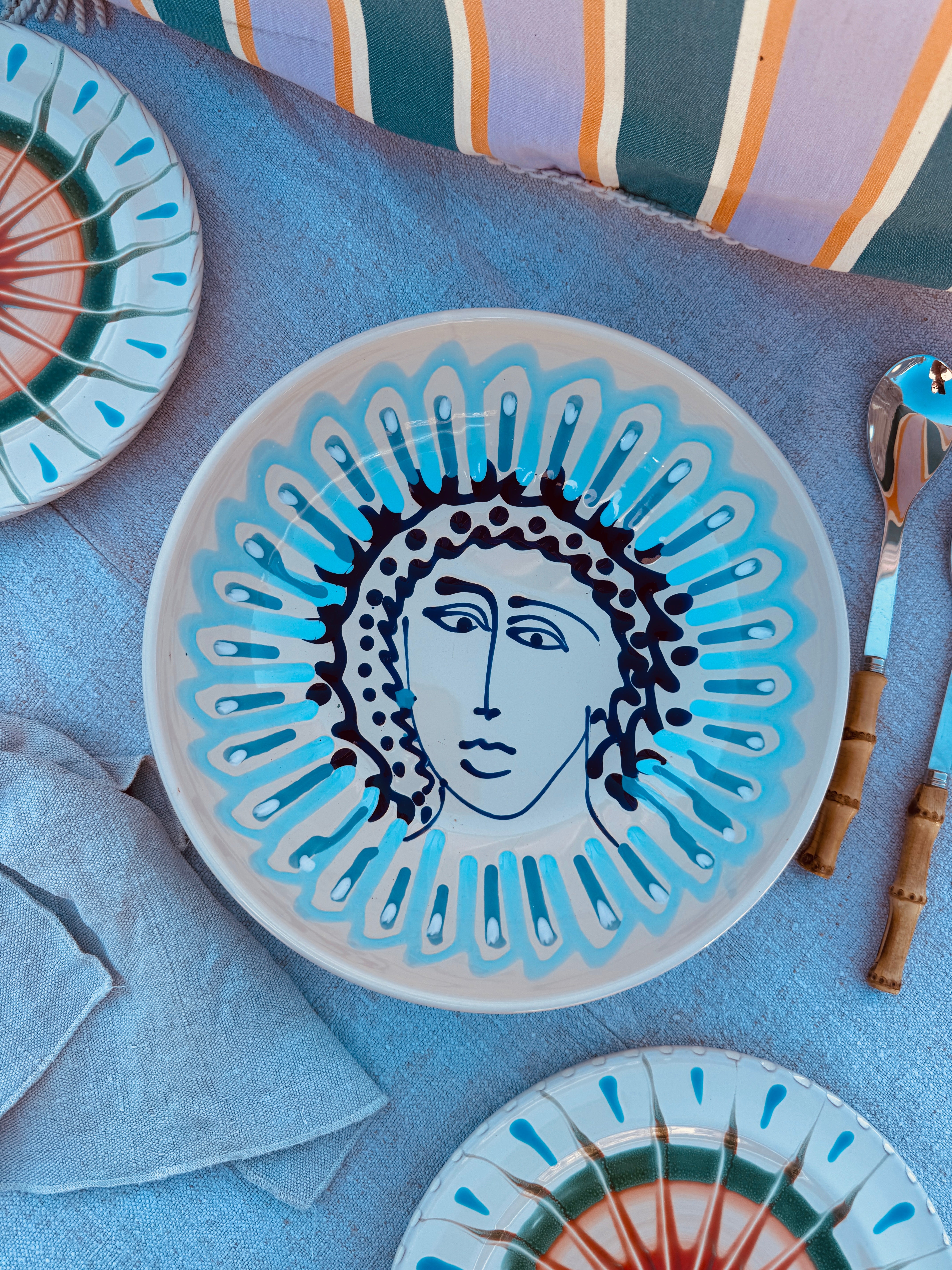 Salatschale Psychodelic & Viso - 30cm “Unikat Einzelstück - nur 1 x erhältlich"