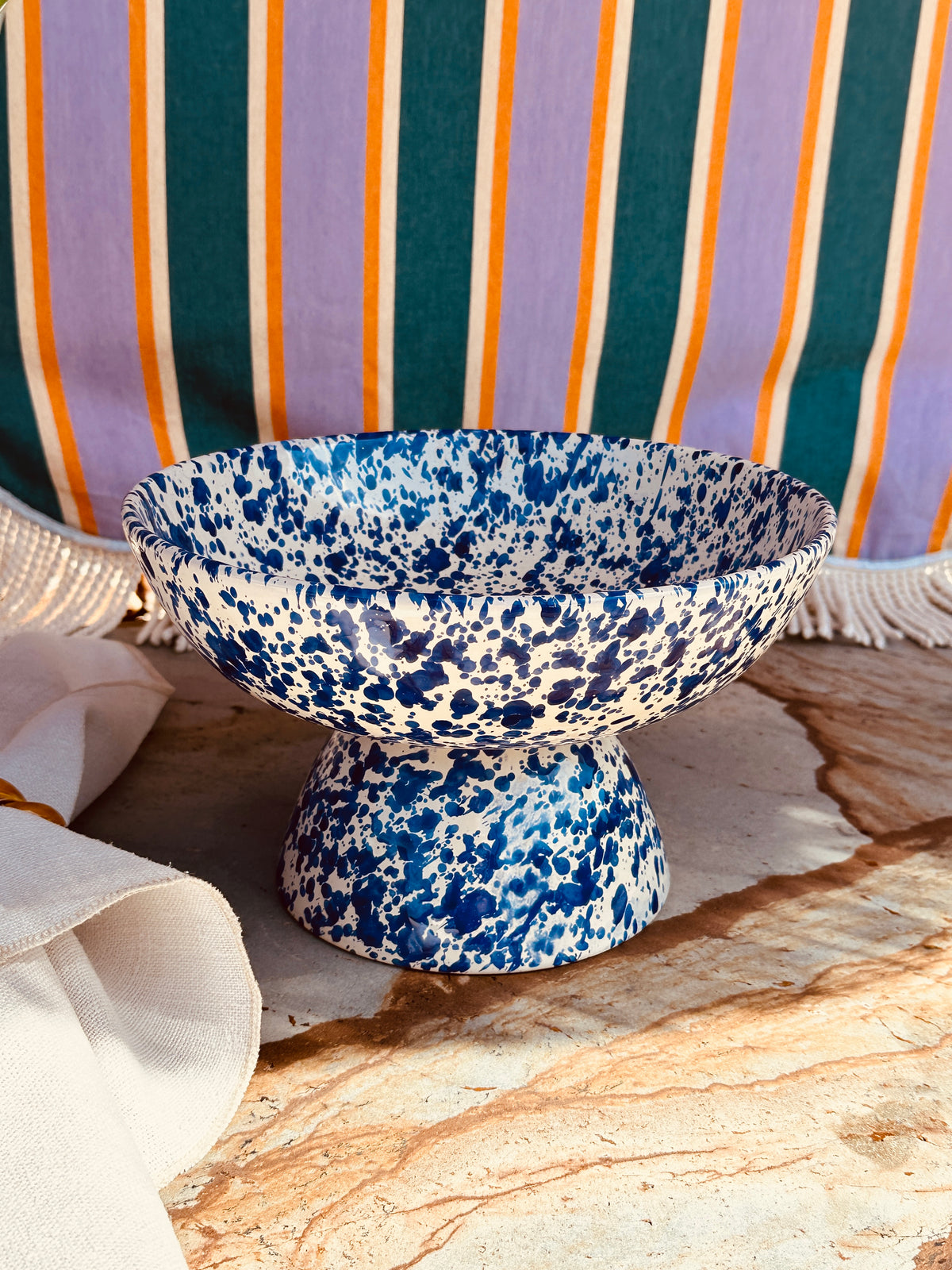 High Bowl Schizzato BLu