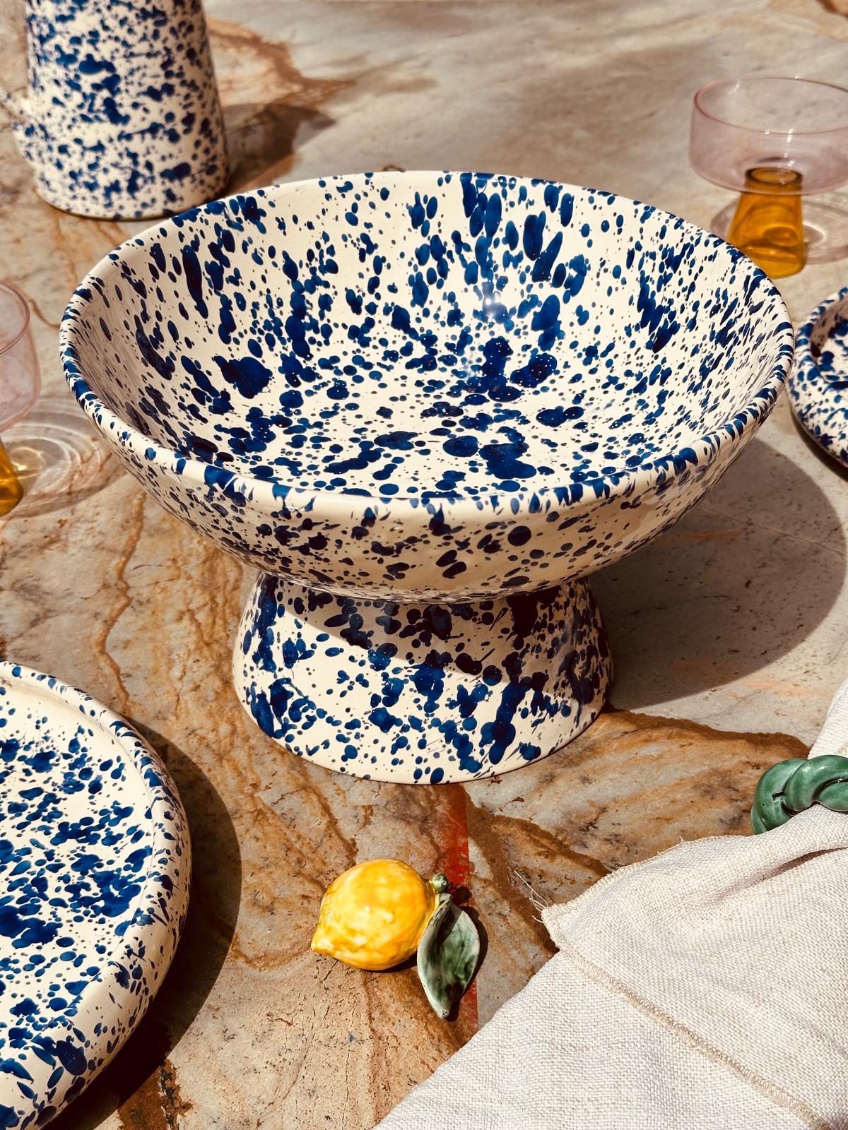 Schizzato High Bowl 26cm "Blu"