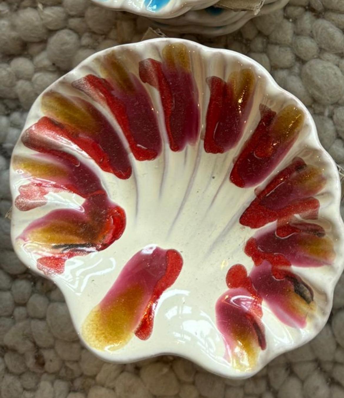 Psychodelic Muschel Schale „Fuxia“