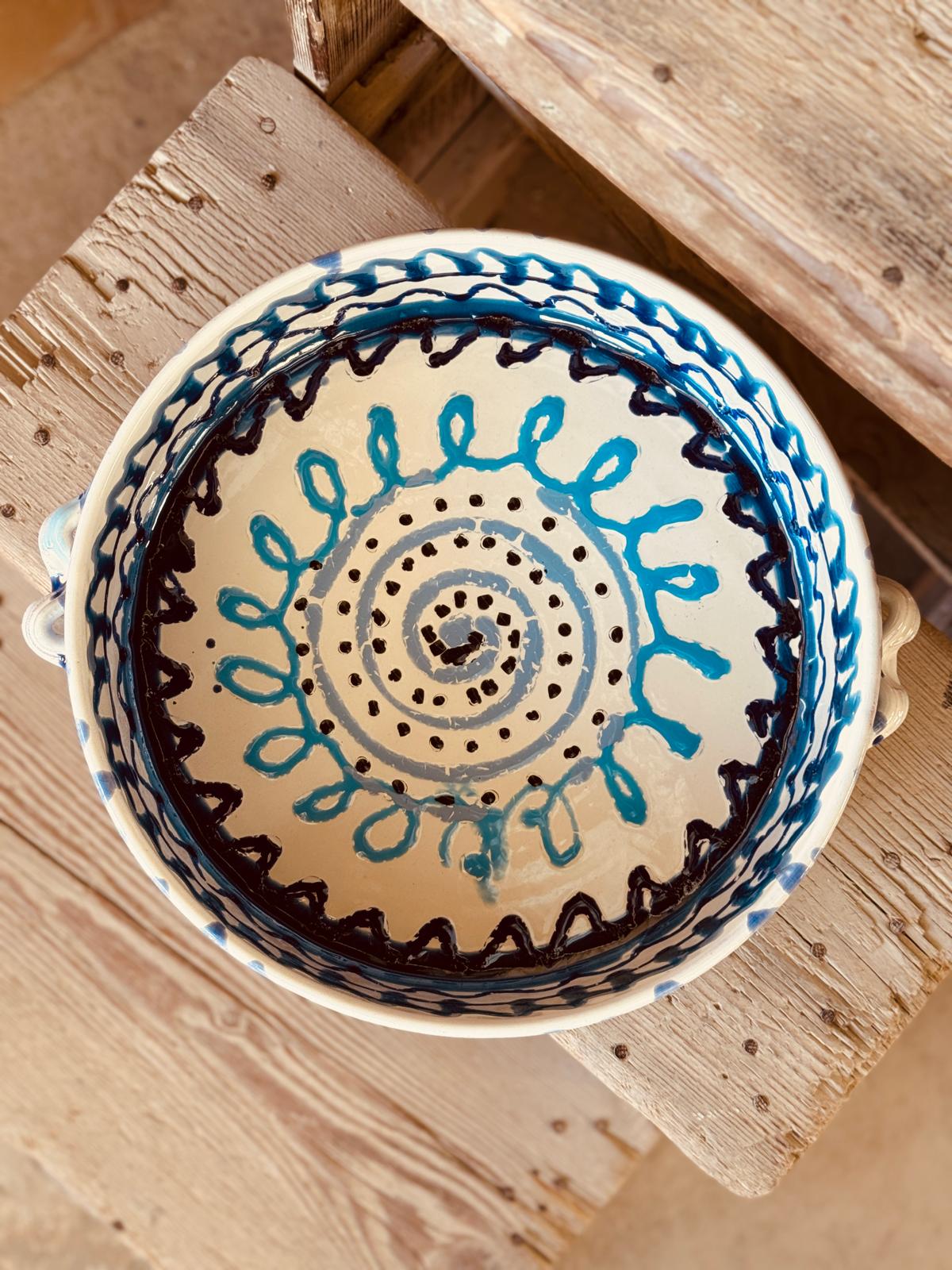 Psychodelic Salatschale & Ofenform „EINZELSTÜCK" 34cm