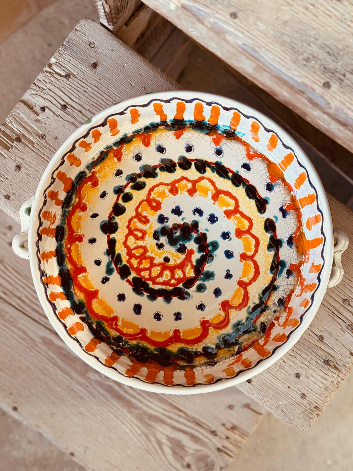 Psychodelic Salatschale & Ofenform „EINZELSTÜCK" 34cm