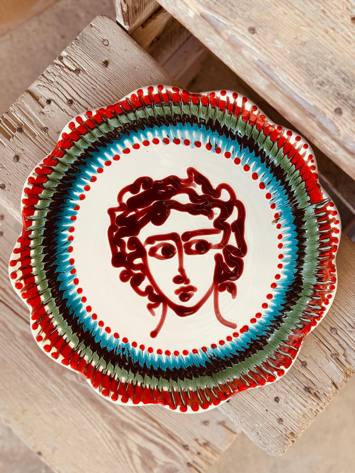 Psychodelic & Viso Servierteller "Casina Trovanza" EINZELSTÜCK