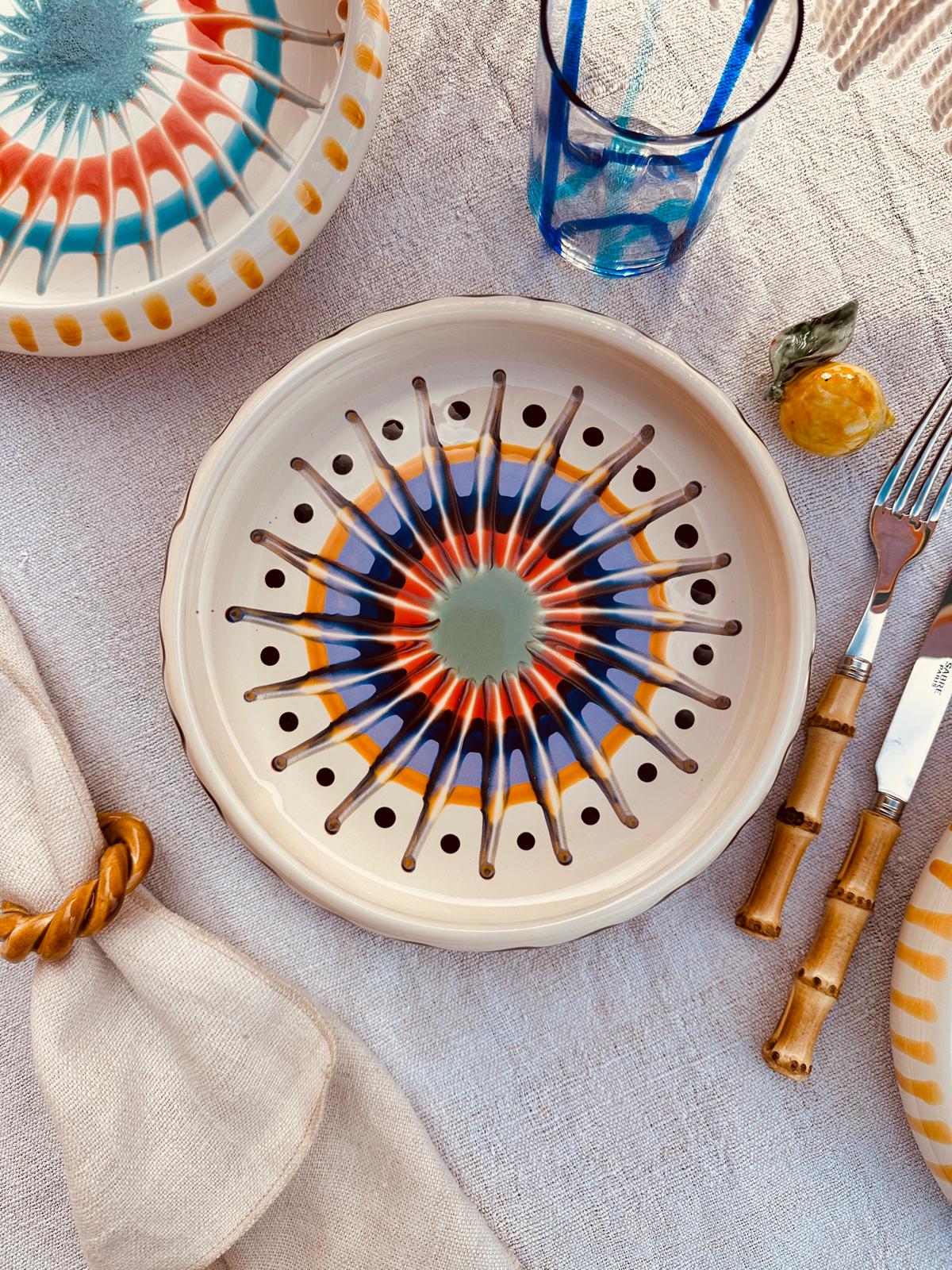 Psychodelic Frisbee Plate - 25cm "Lido Riviera 1962"