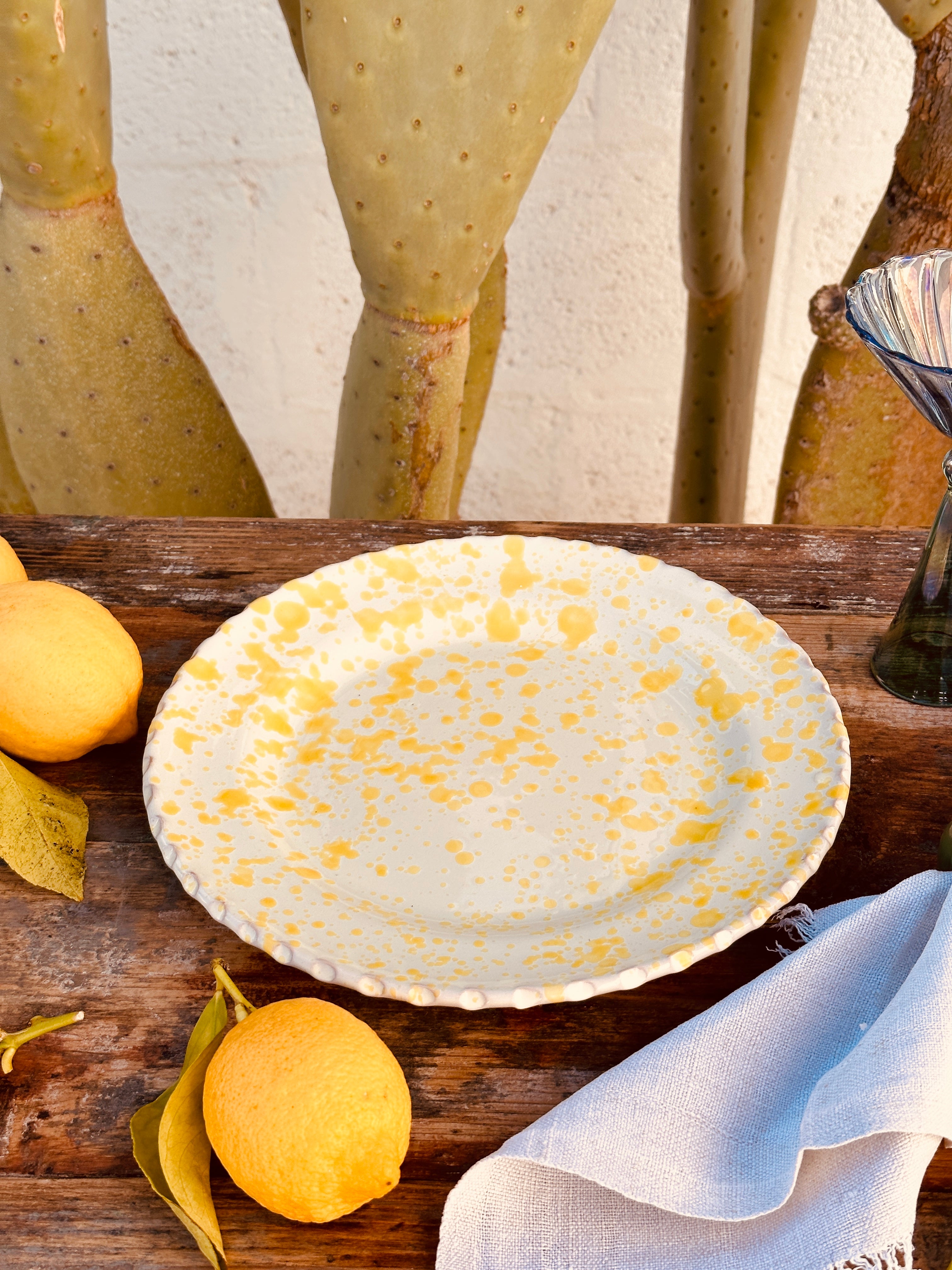 Schizzato Dessert Teller Limone - 20cm
