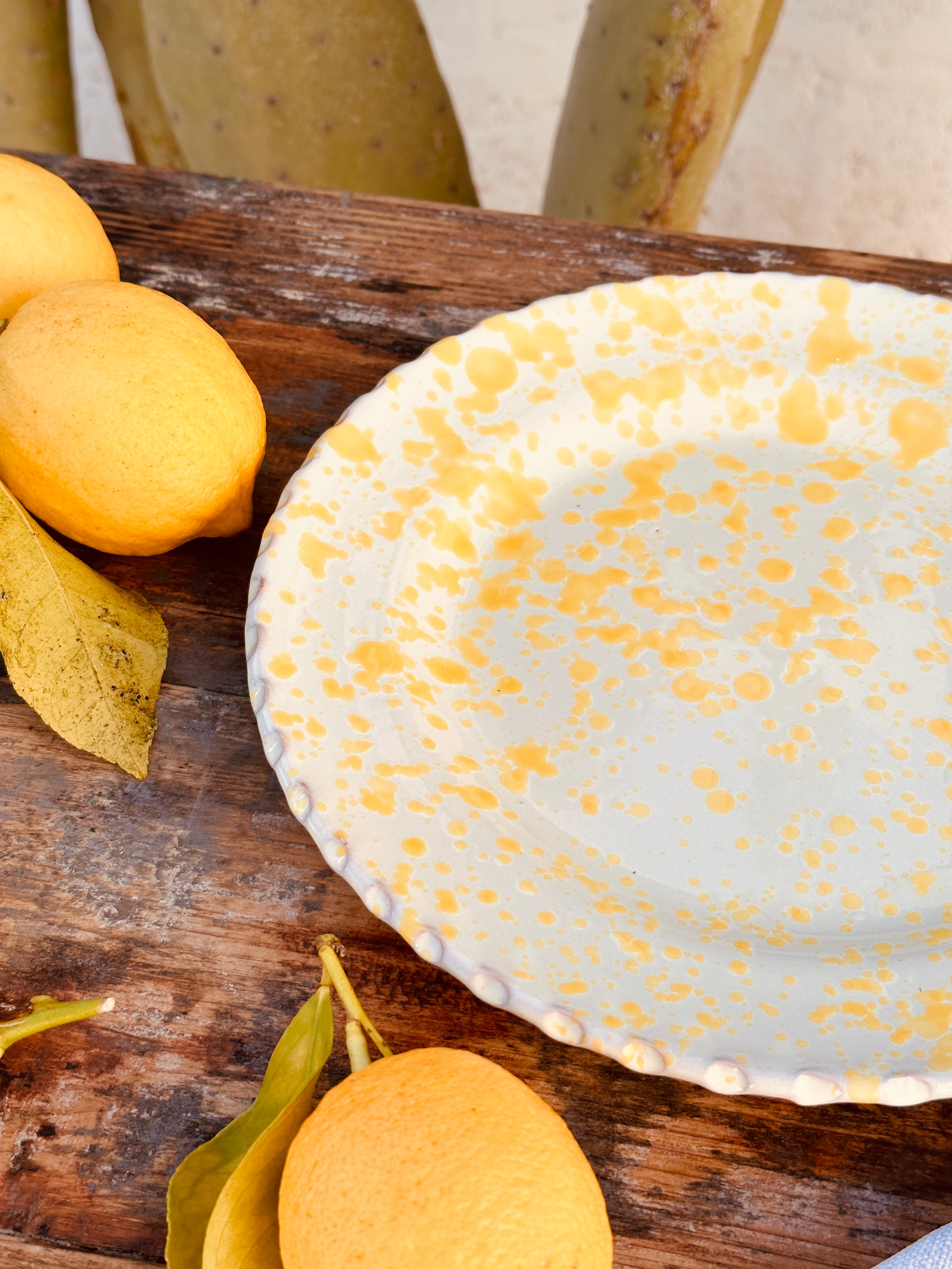 Schizzato Dessert Teller Limone - 20cm