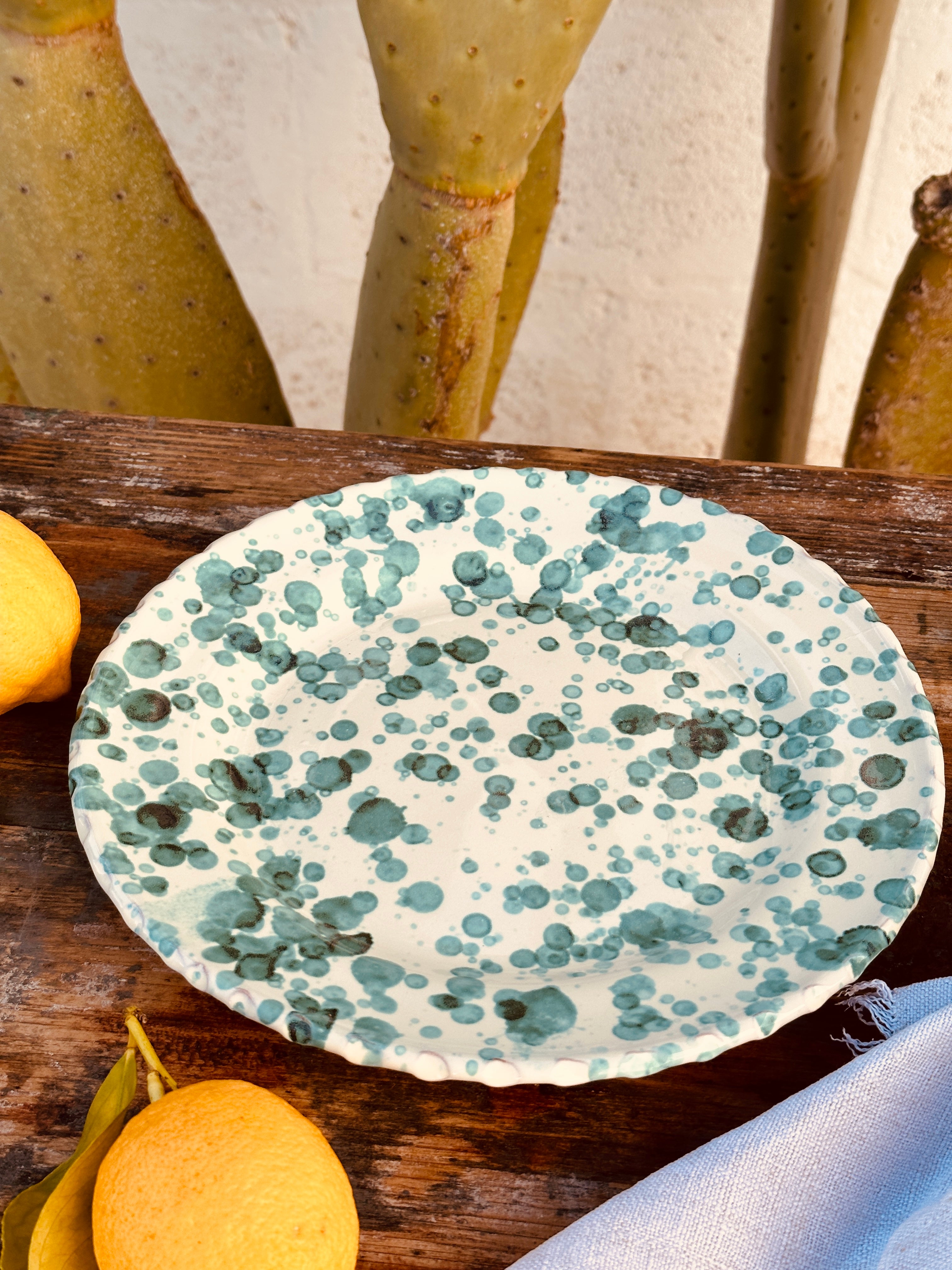 Schizzato Dinner Plate "Verde" 27cm