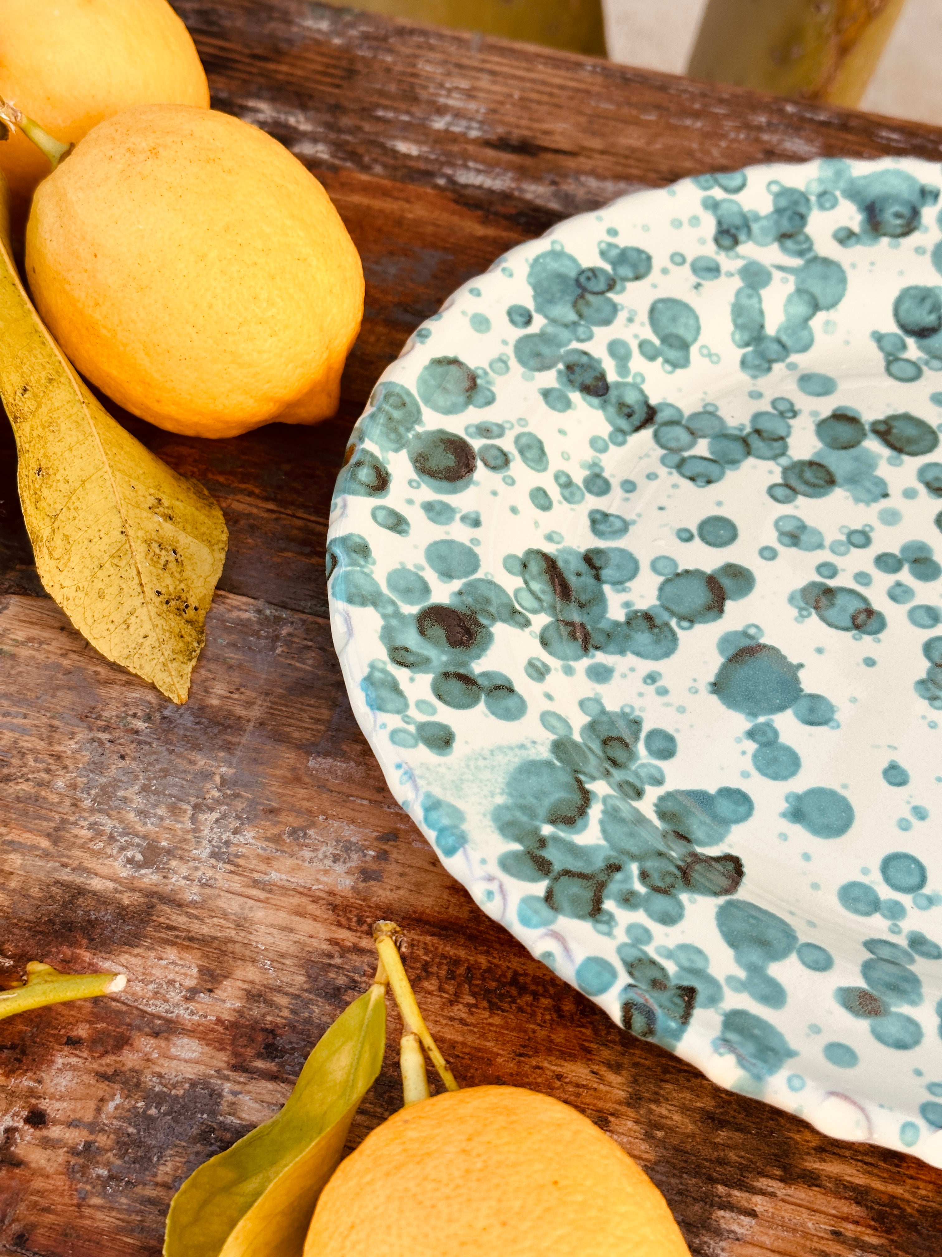 Schizzato Dinner Plate "Verde" 27cm
