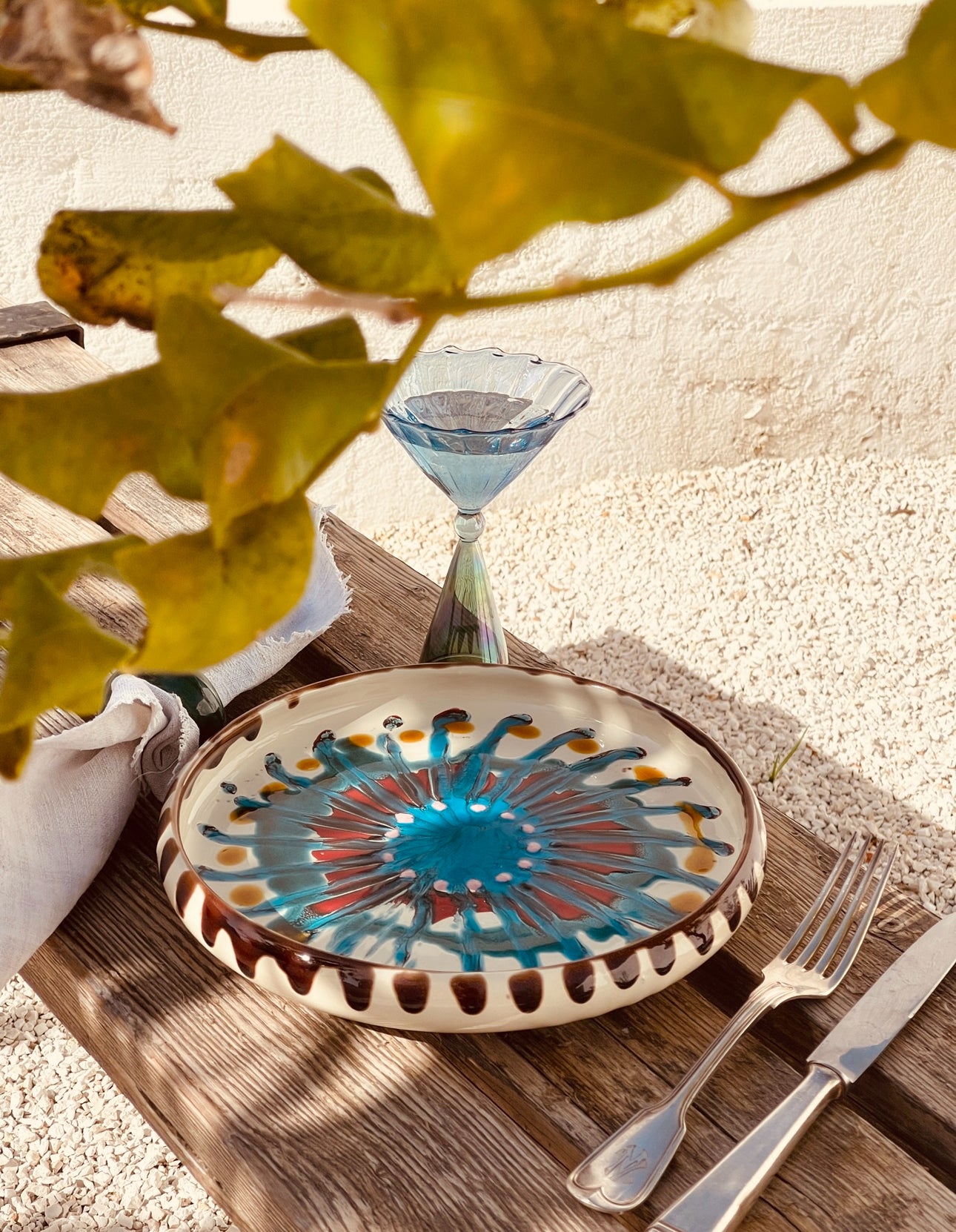Psychodelic Frisbee Plate "Riviera Classic Borgo Gilio“