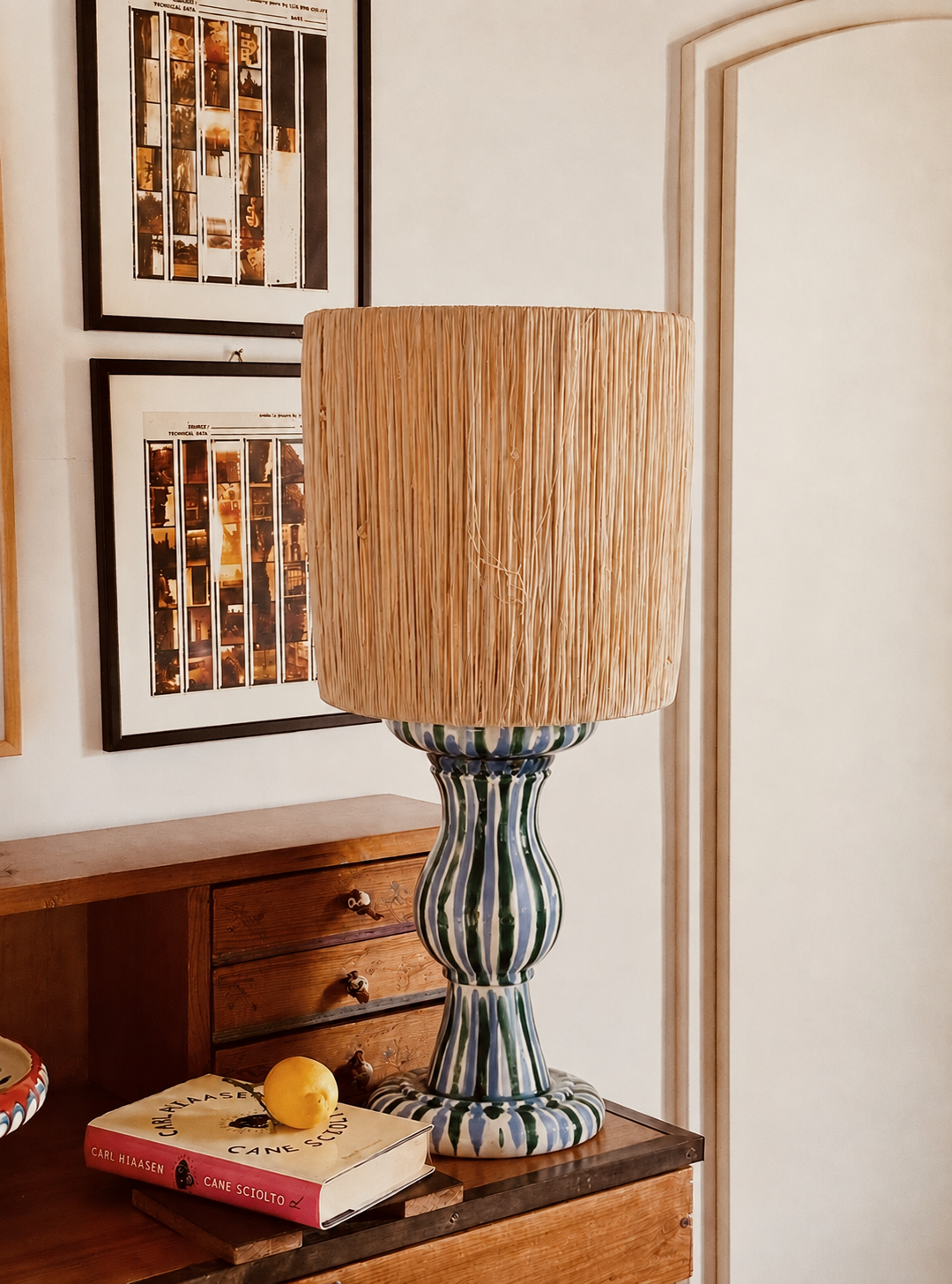 Handgefertigte Keramik Tischlampe 67 cm | Grand Hotel Casa Riviera