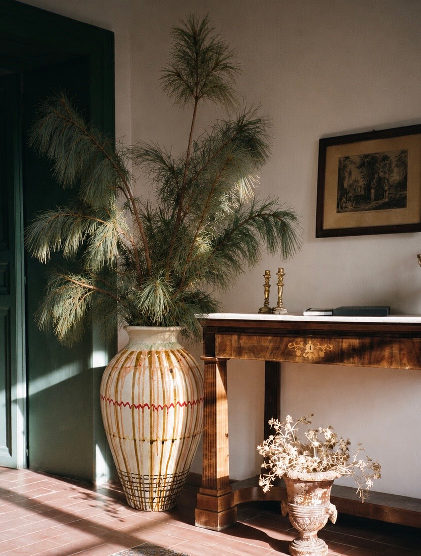 GIARA SENZA MANICI | Handgefertigte italienische Bodenvase 80 cm – Unikat