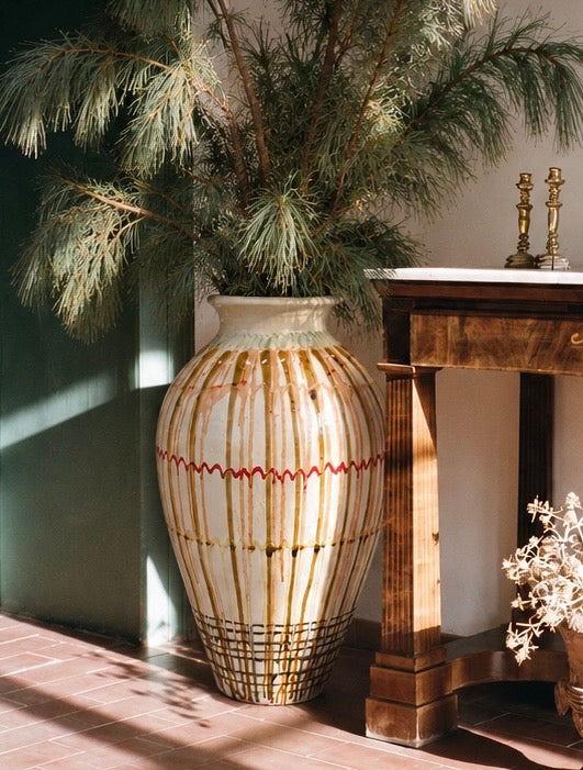 GIARA SENZA MANICI | Handgefertigte italienische Bodenvase 80 cm – Unikat