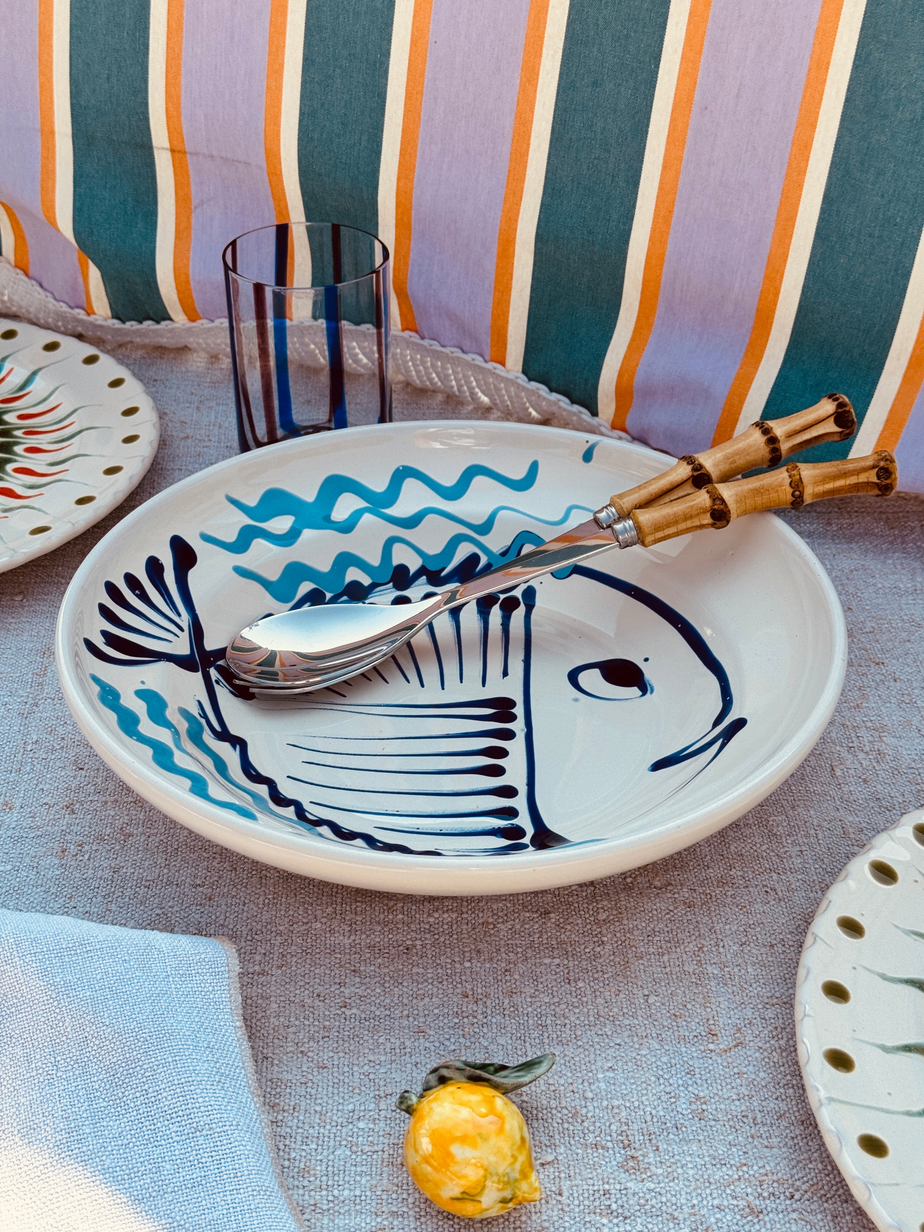 Flat Psychodelic Bowl  "Adriatico“