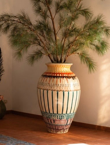 GIARA SENZA MANICI | Handgefertigte italienische Bodenvase 80 cm – Unikat