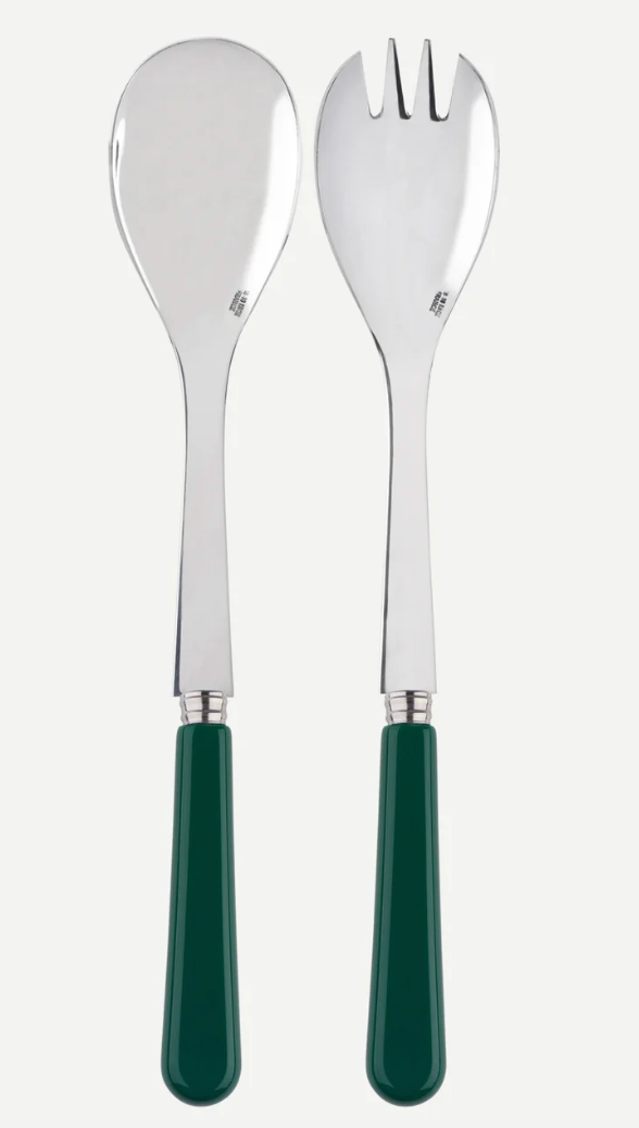 "Pop Verde" Salad Cutlery Set of 2