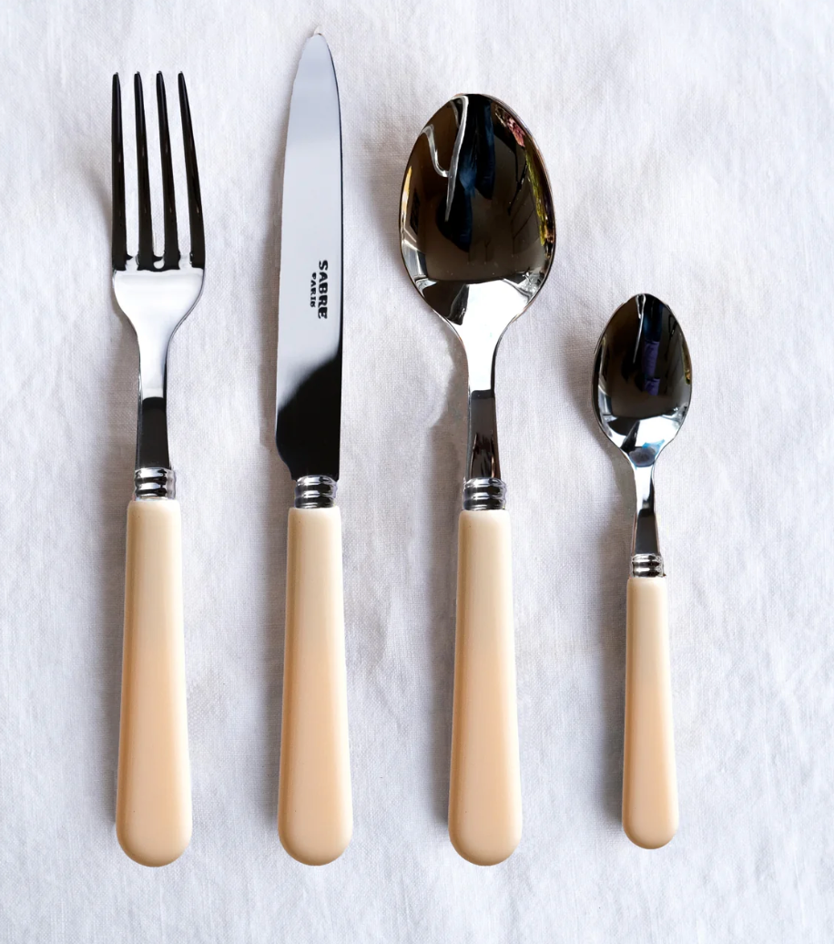 "Pop Avorio" Cutlery Set of 4