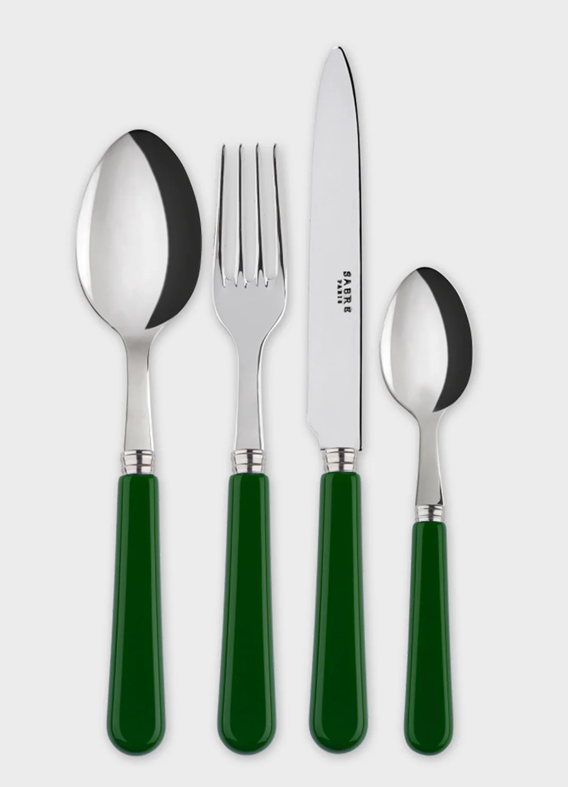 "Pop Verde" Cutlery Set of 4