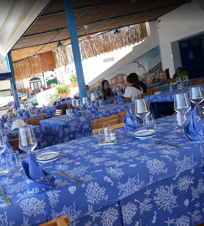 Heavy Cotton Tableclothes “Mare profondo e blu di Nerano"  150 x 150