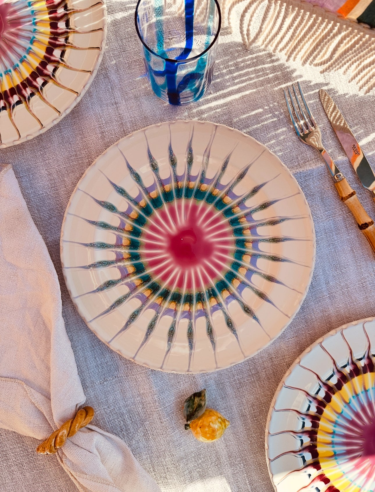 Psychodelic Dinner Plate - 27cm "Michelangelo Antonioni"