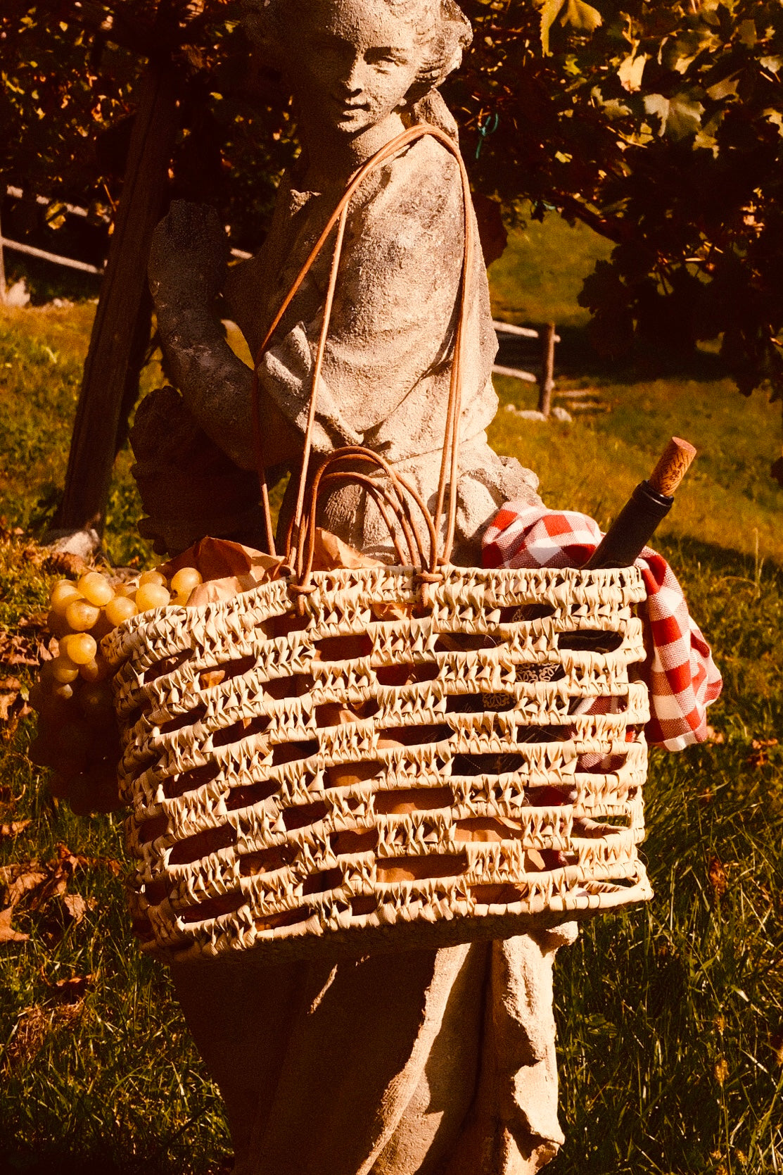 Mrs. Riviera Basket Bag “Petit Marché” – Handmade in Morocco