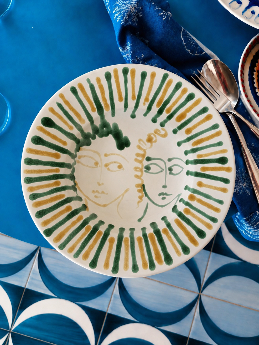 Handgefertigte Pastaschale 25 cm | Cappello di Prete