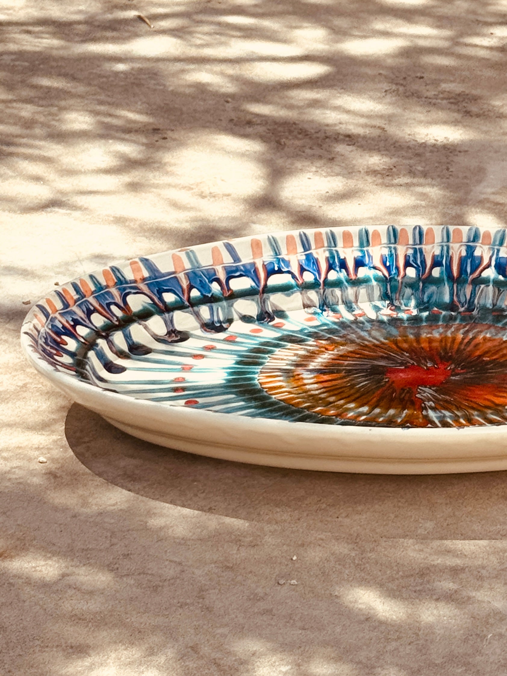 Studio Riviera Large Oval Centerpiece Platter 52 cm | One of a Kind