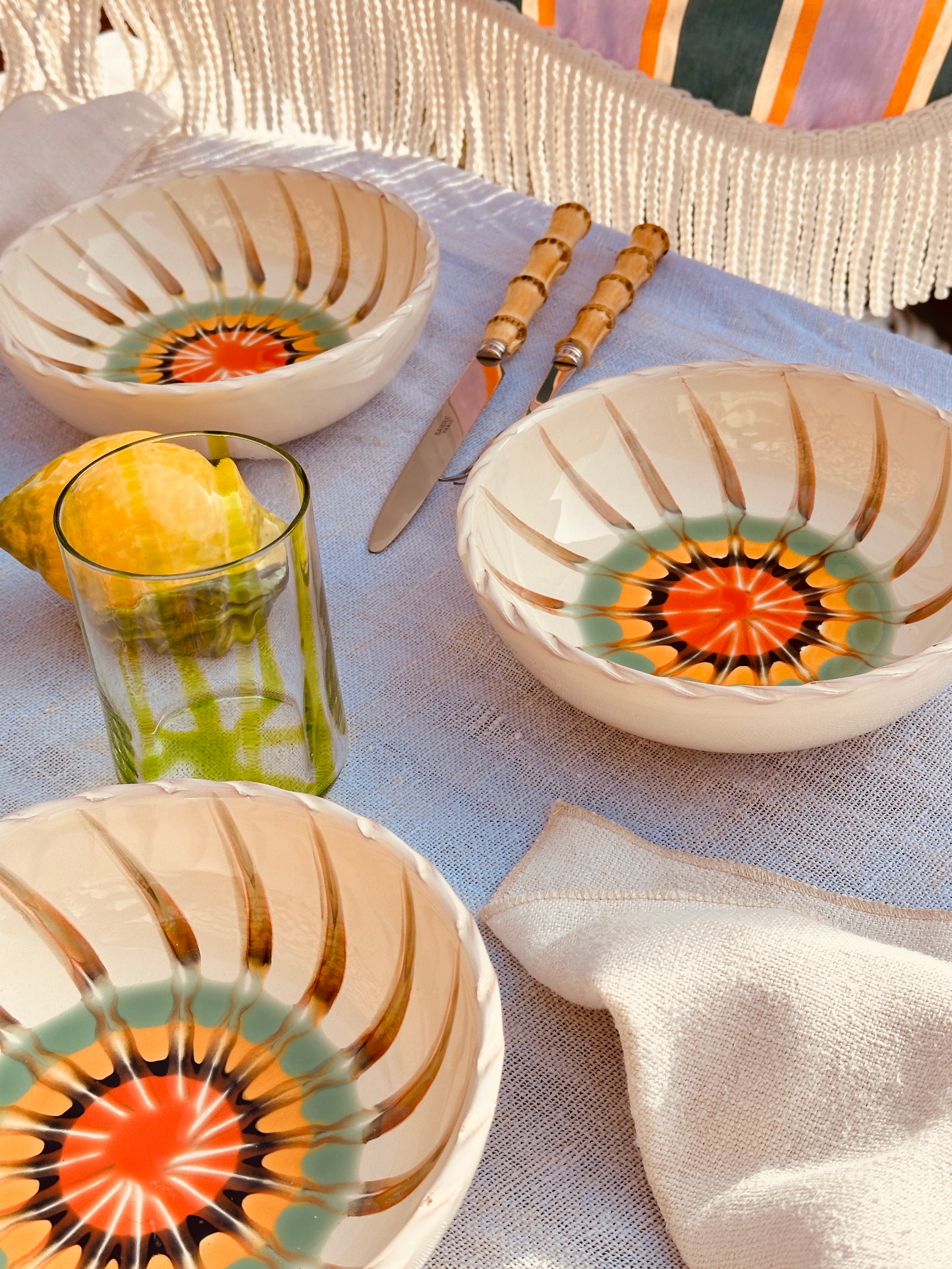 Psychodelic Bowl  - 19cm "Riviera's Classics 1964" Set of 4