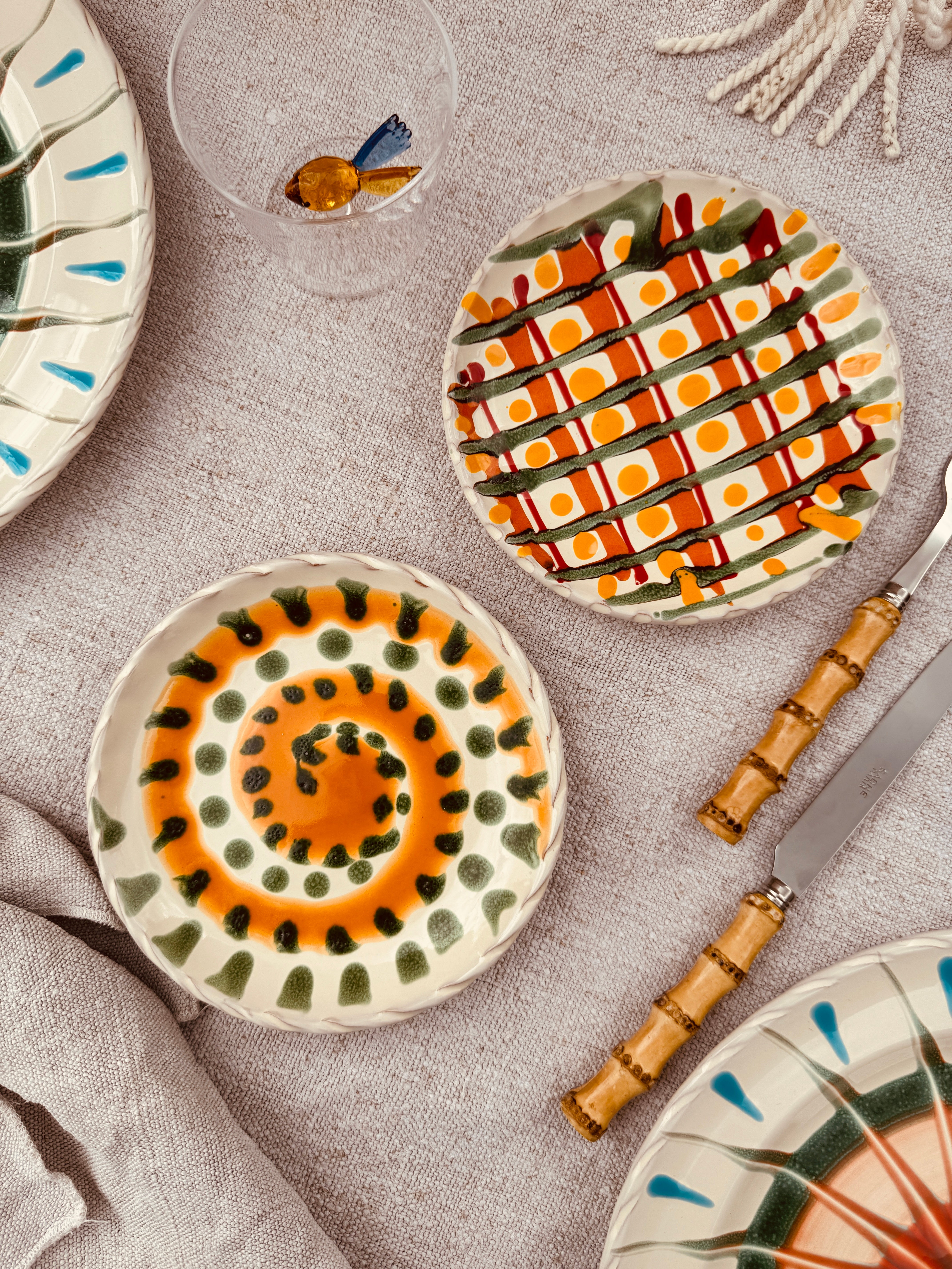 Set of 2 - Psychodelic Fruit Plate - 16cm "Opera Unica"