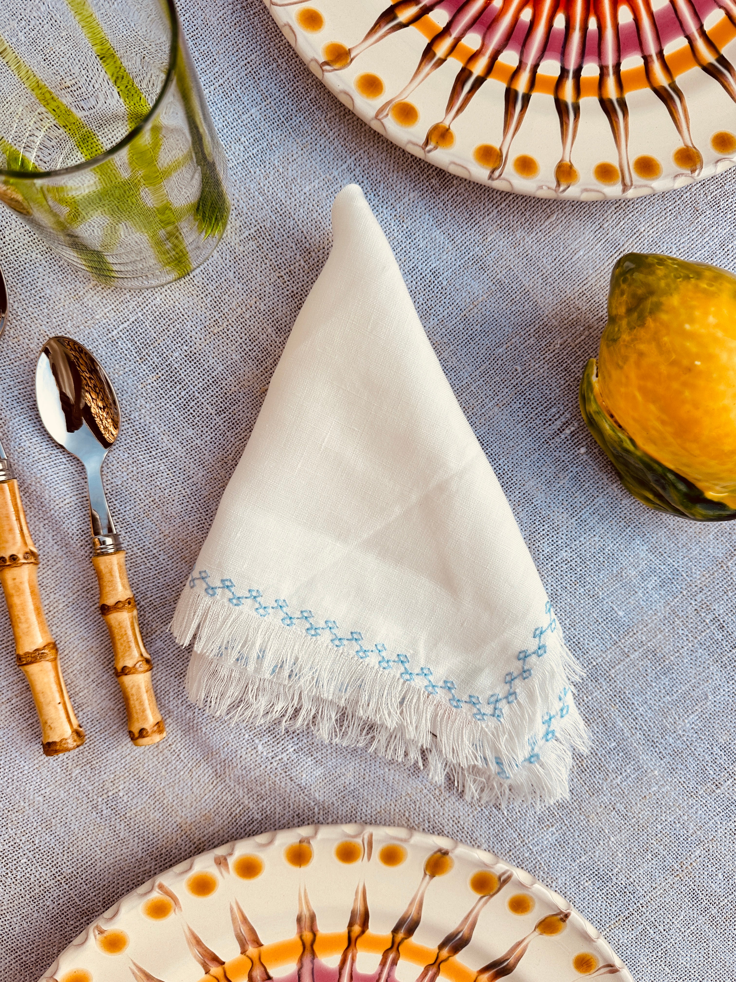 Light Linen Napkin "Celeste"