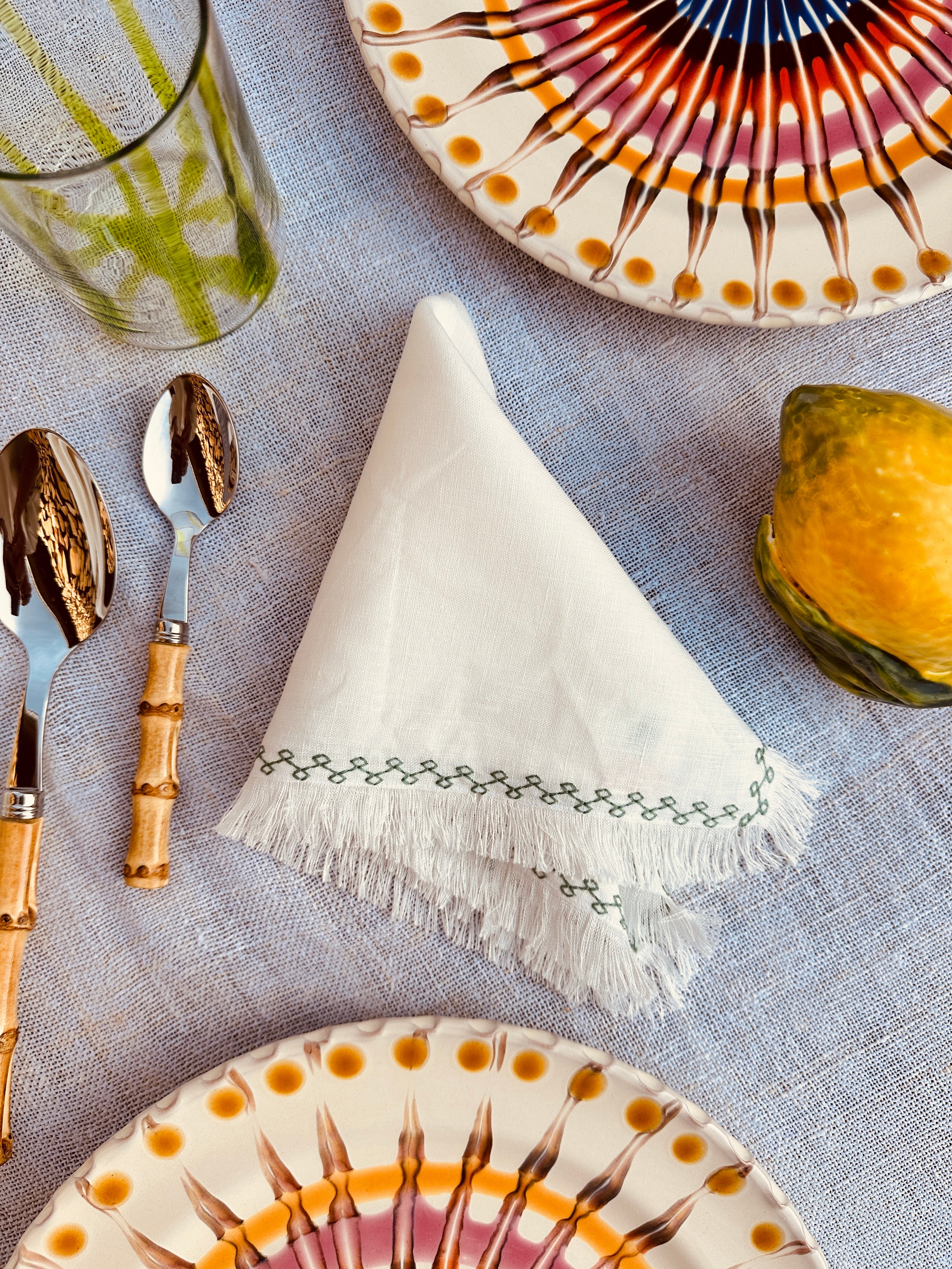 Light Linen Napkin "Verde"