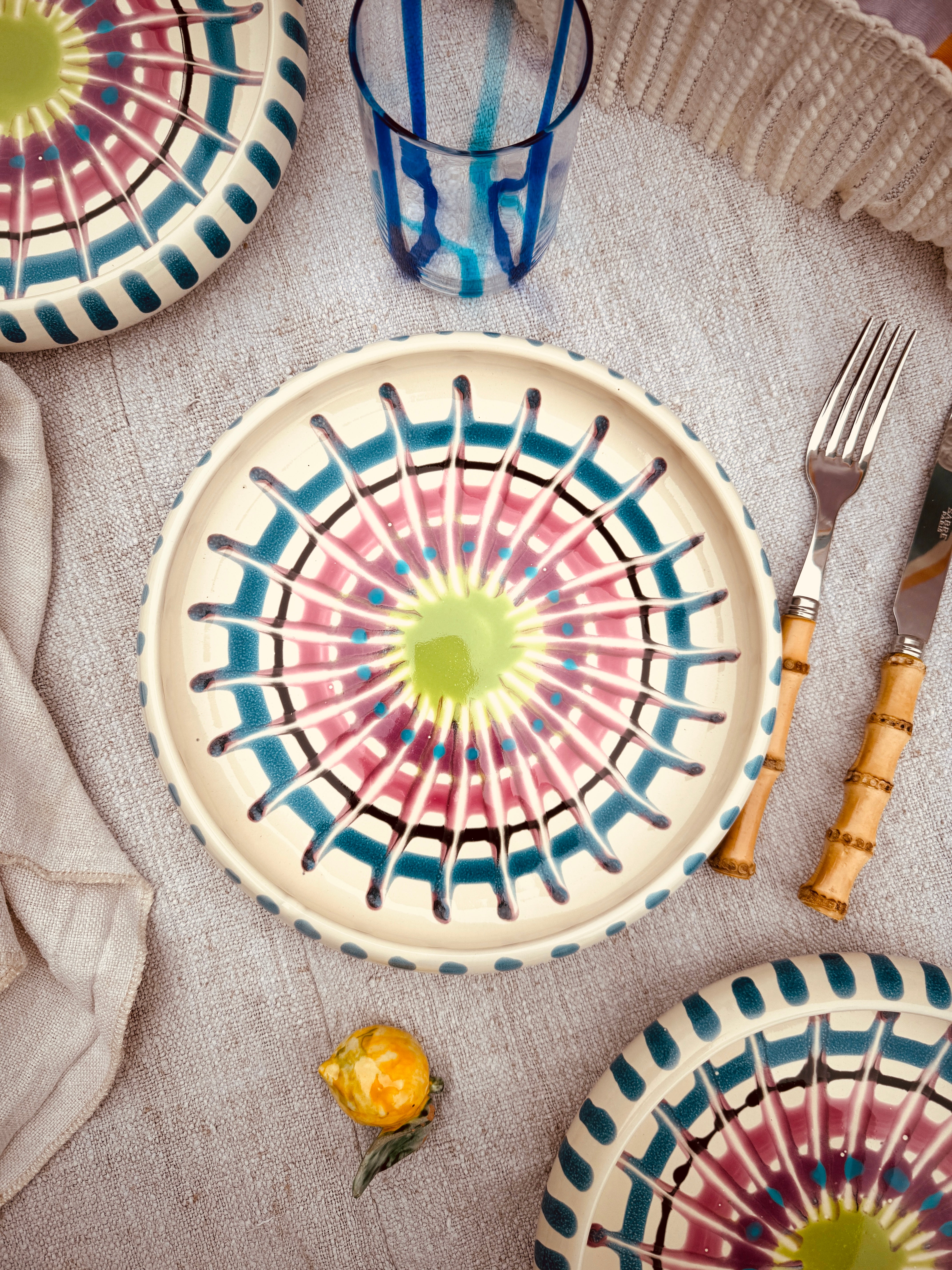 Psychodelic Frisbee Speiseteller - 25cm "Lido Luca"