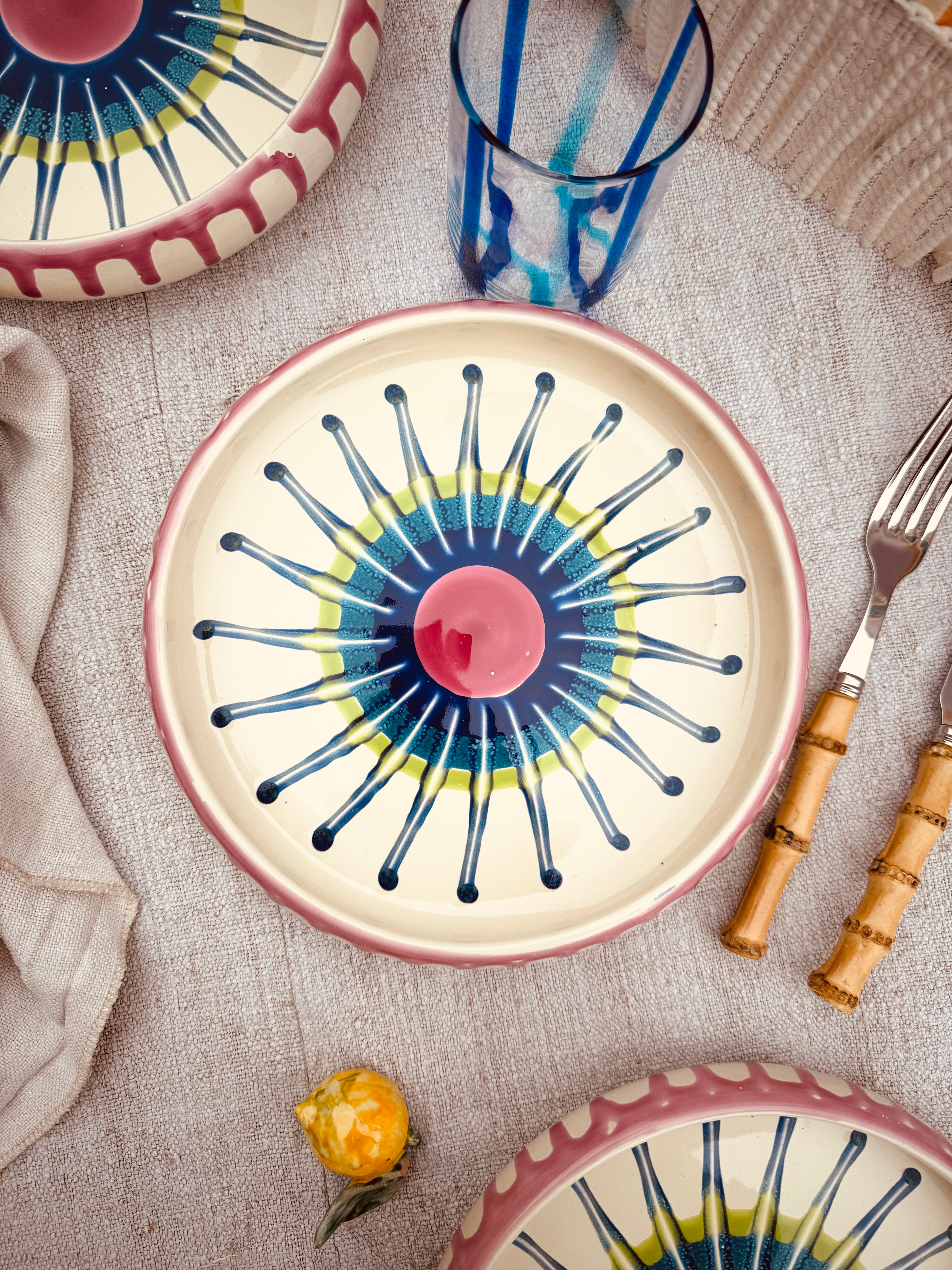 Psychodelic Frisbee Speiseteller - 25cm "Mario Caiano"