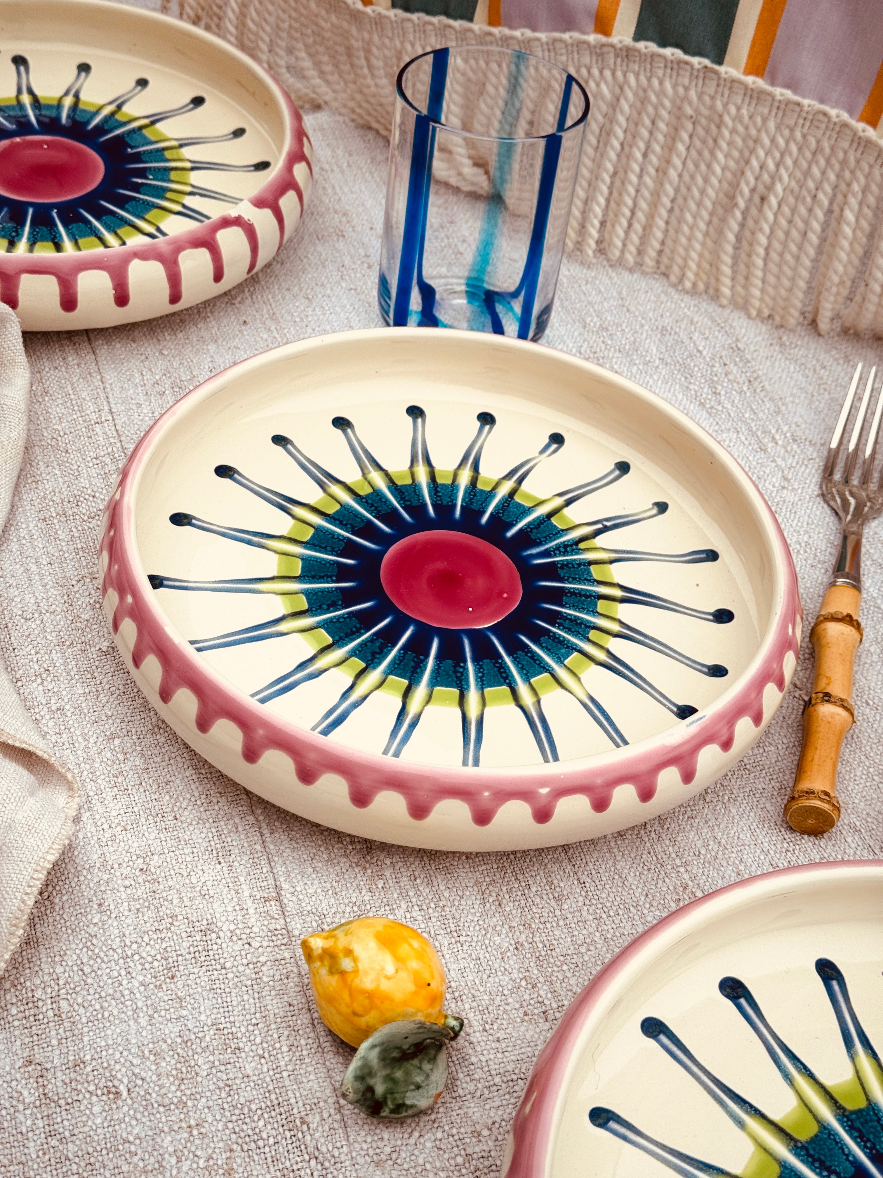 Psychodelic Frisbee Speiseteller - 25cm "Mario Caiano"